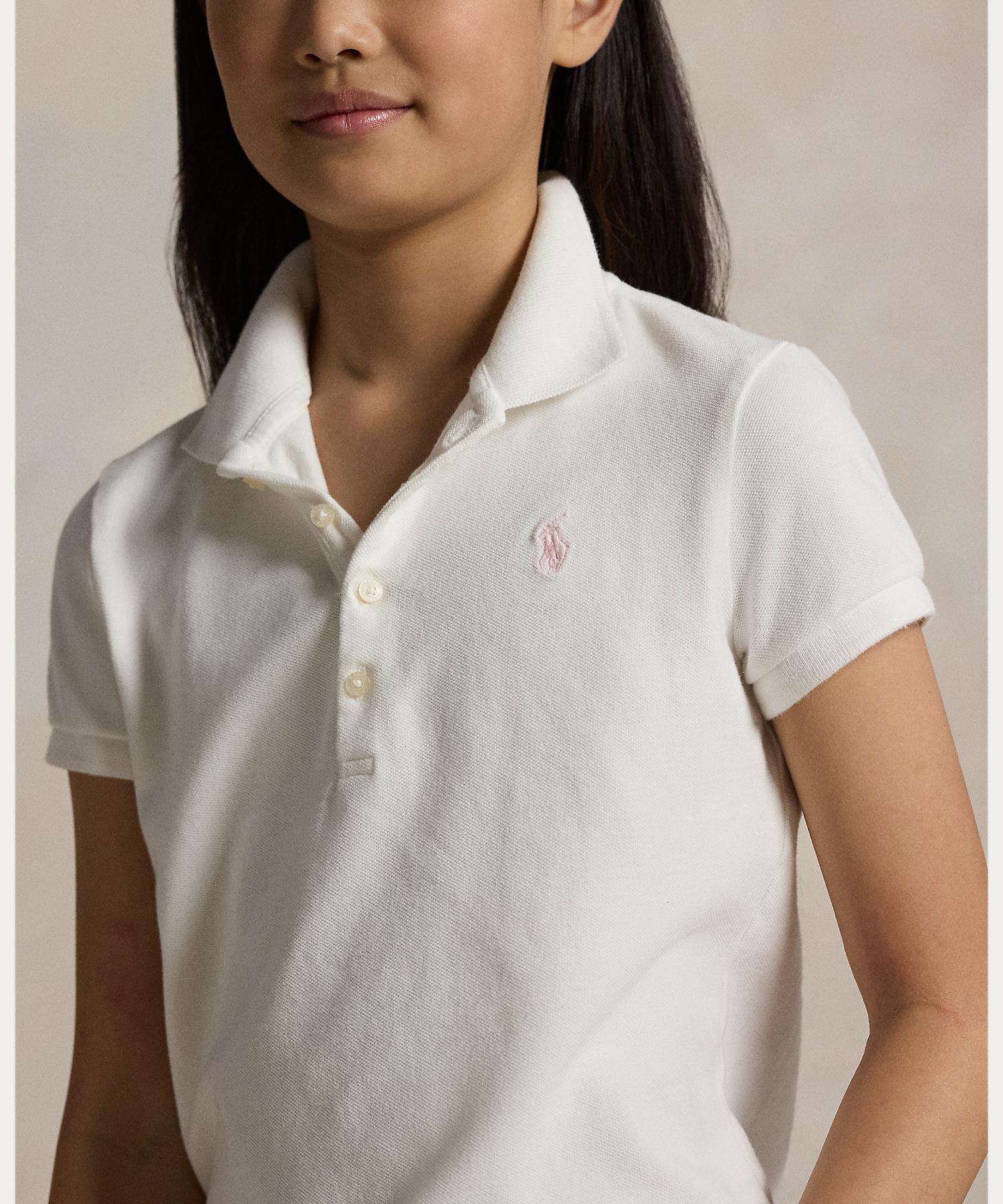 ポロ ラルフ ローレン POLO RALPH LAUREN (ガールズ 7才～16才)コットン ポロシャツ （100ホワイト） 100ホワイト
