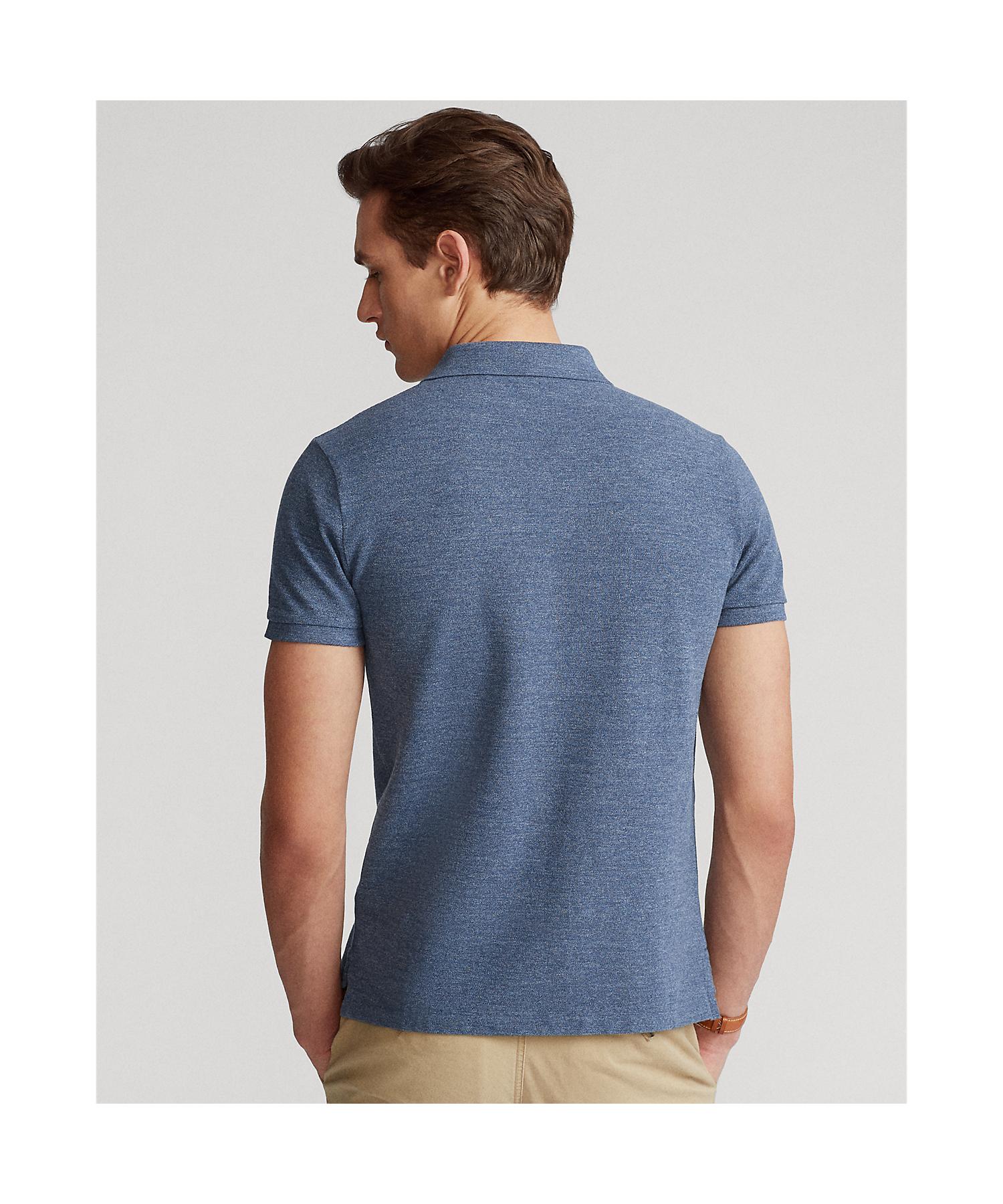 ポロ ラルフ ローレン POLO RALPH LAUREN カスタム スリム フィット メッシュ ポロ シャツ （400ブルー） 400ブルー