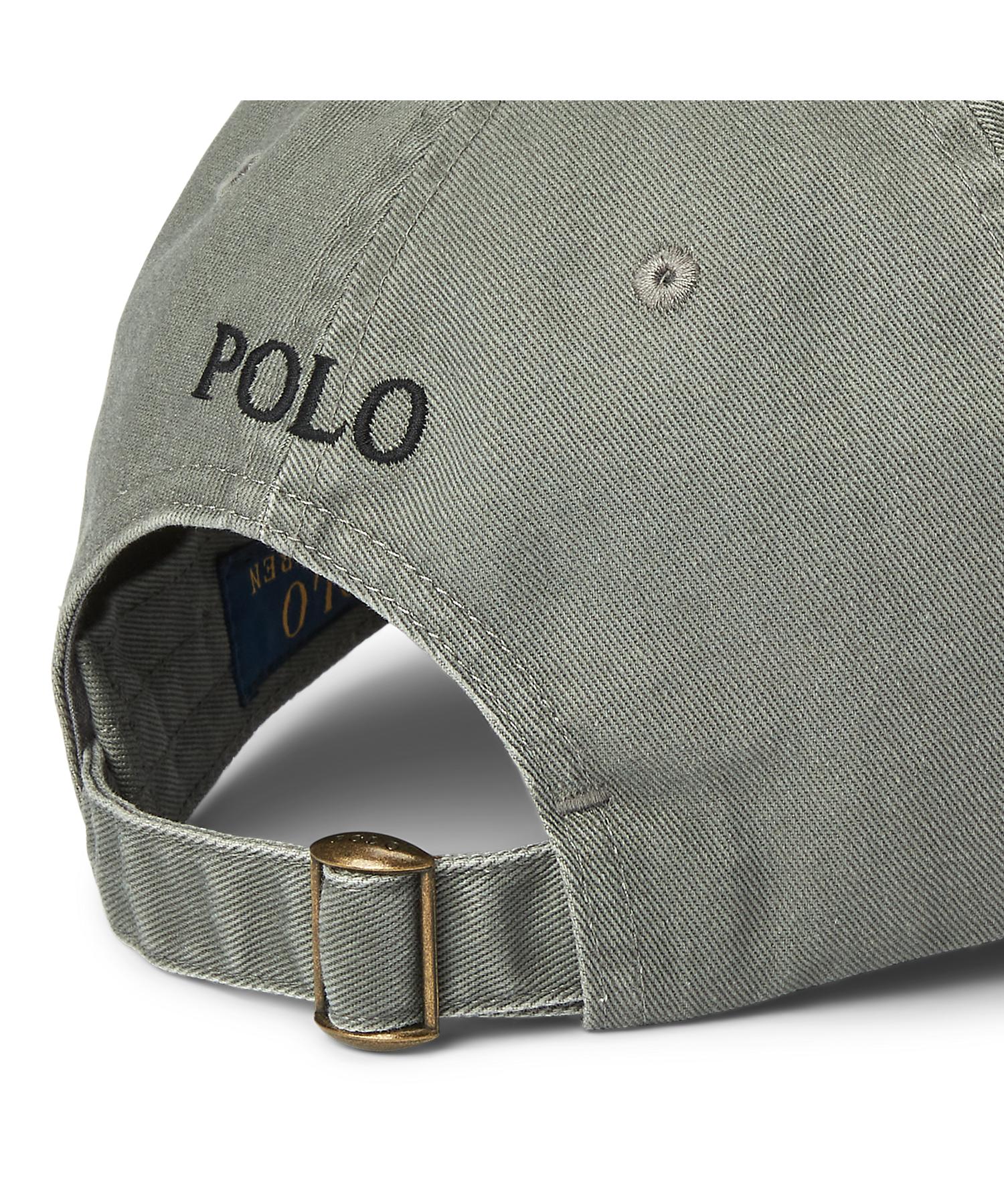 ポロ ラルフ ローレン POLO RALPH LAUREN コットン チノ ベースボール キャップ （020グレー） 020グレー
