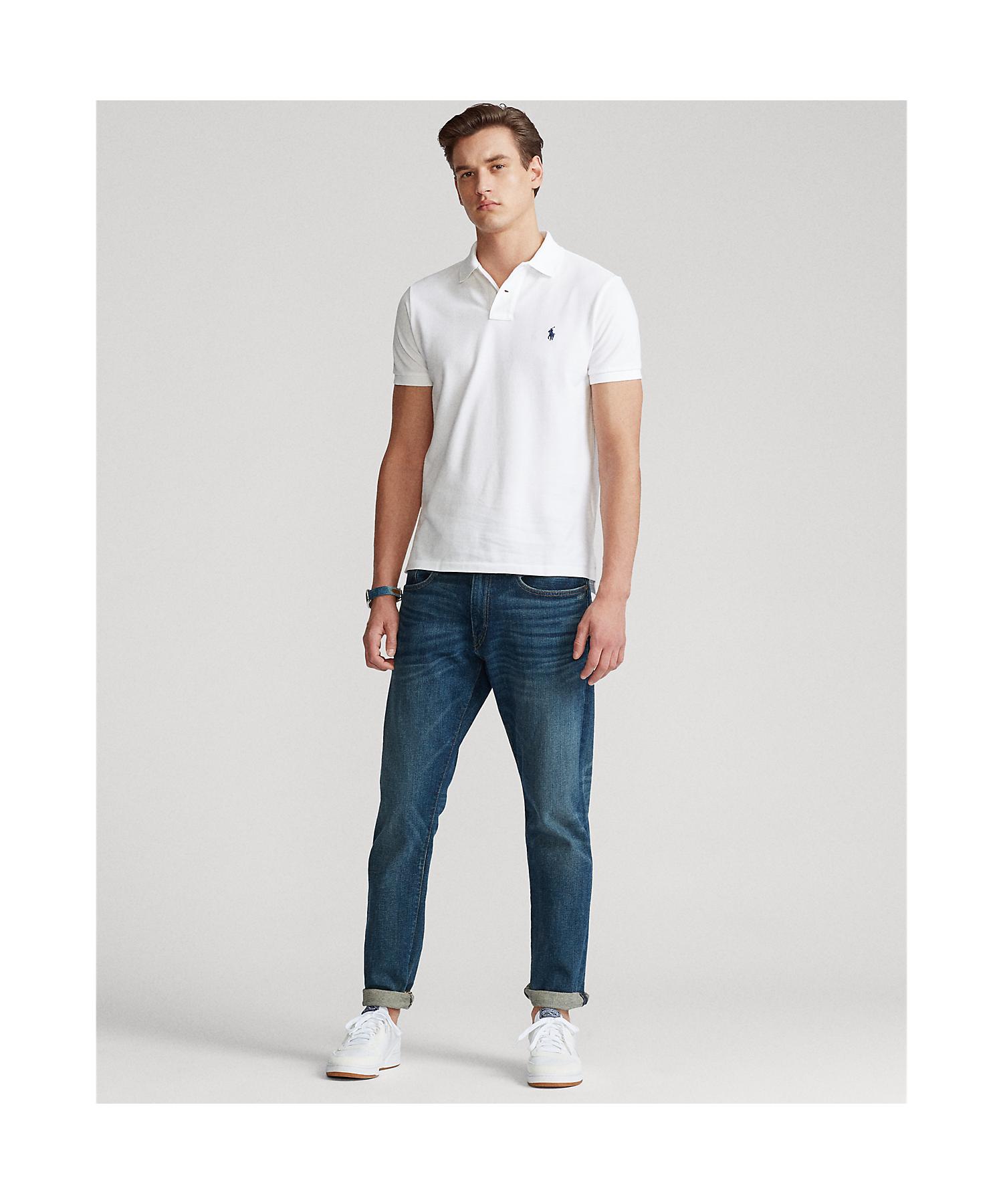 Polo Ralph Lauren Custom Slim Fit Mesh Polo Shirt