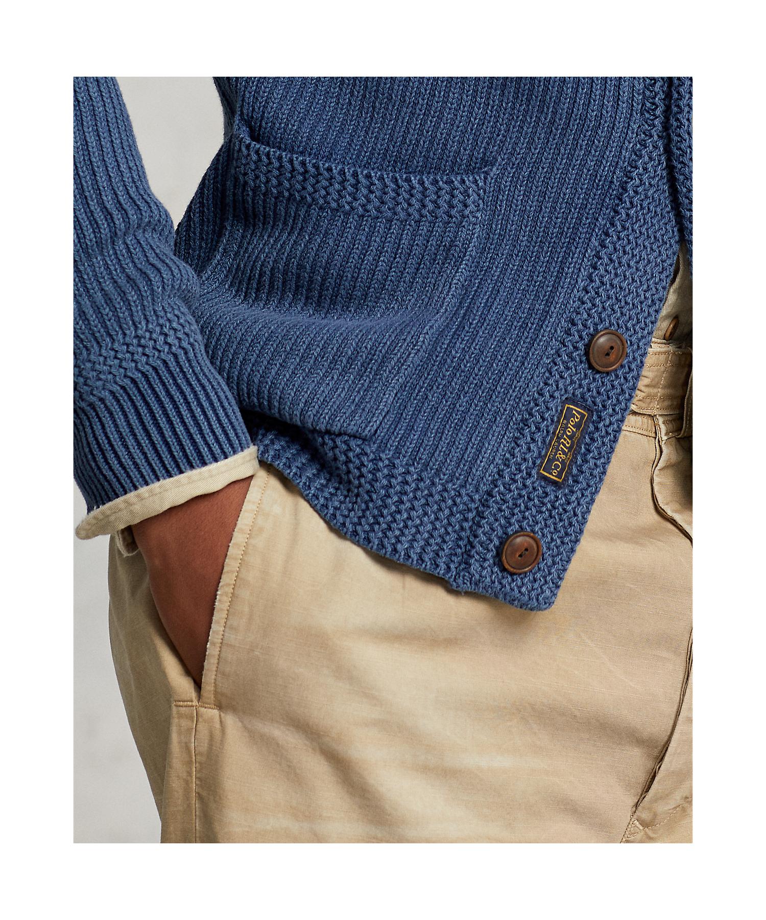 ポロ ラルフ ローレン POLO RALPH LAUREN コットン ショールカラー カーディガン （410ネイビー） 410ネイビー