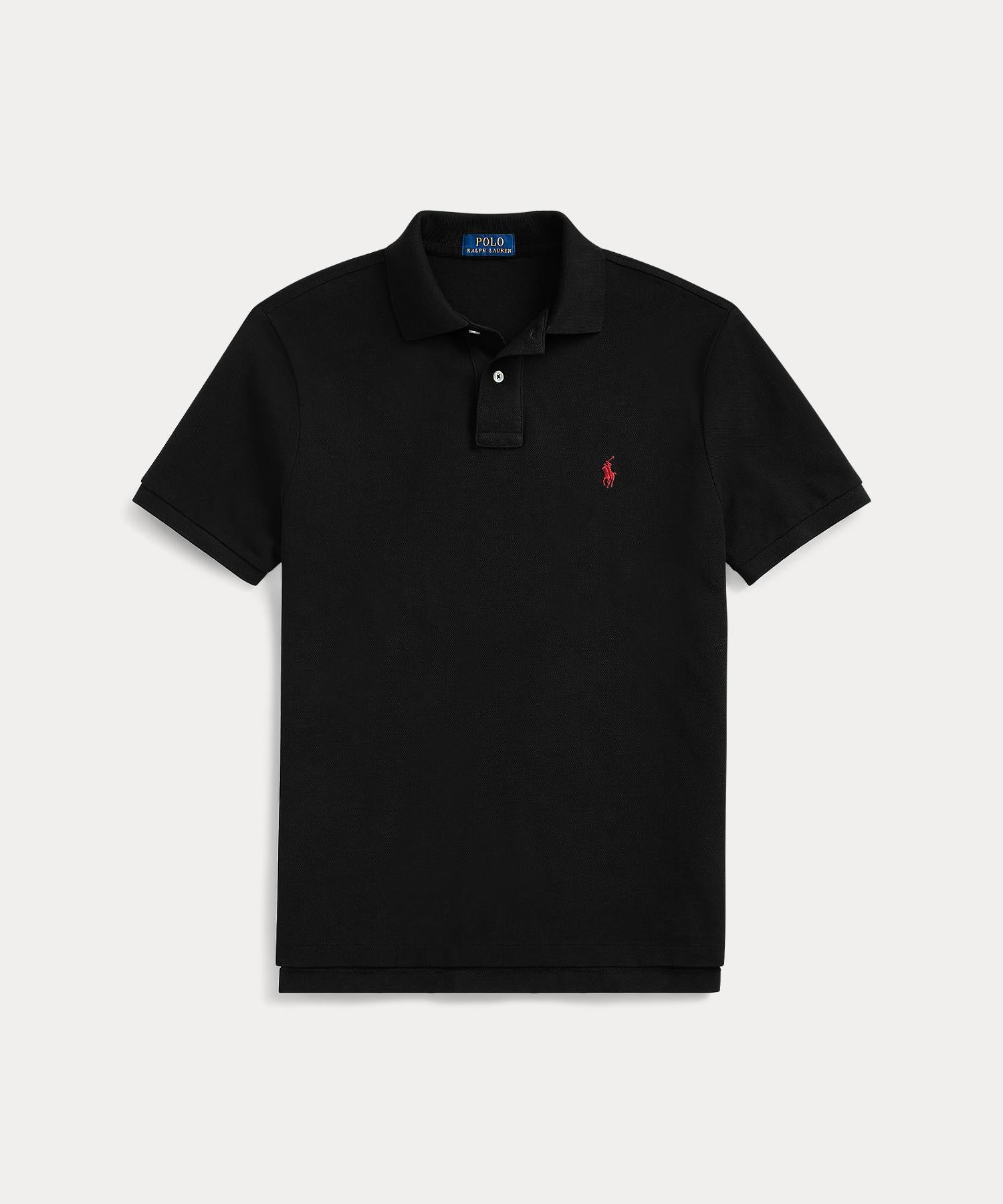 Polo Ralph Lauren Custom Slim Fit Mesh Polo Shirt