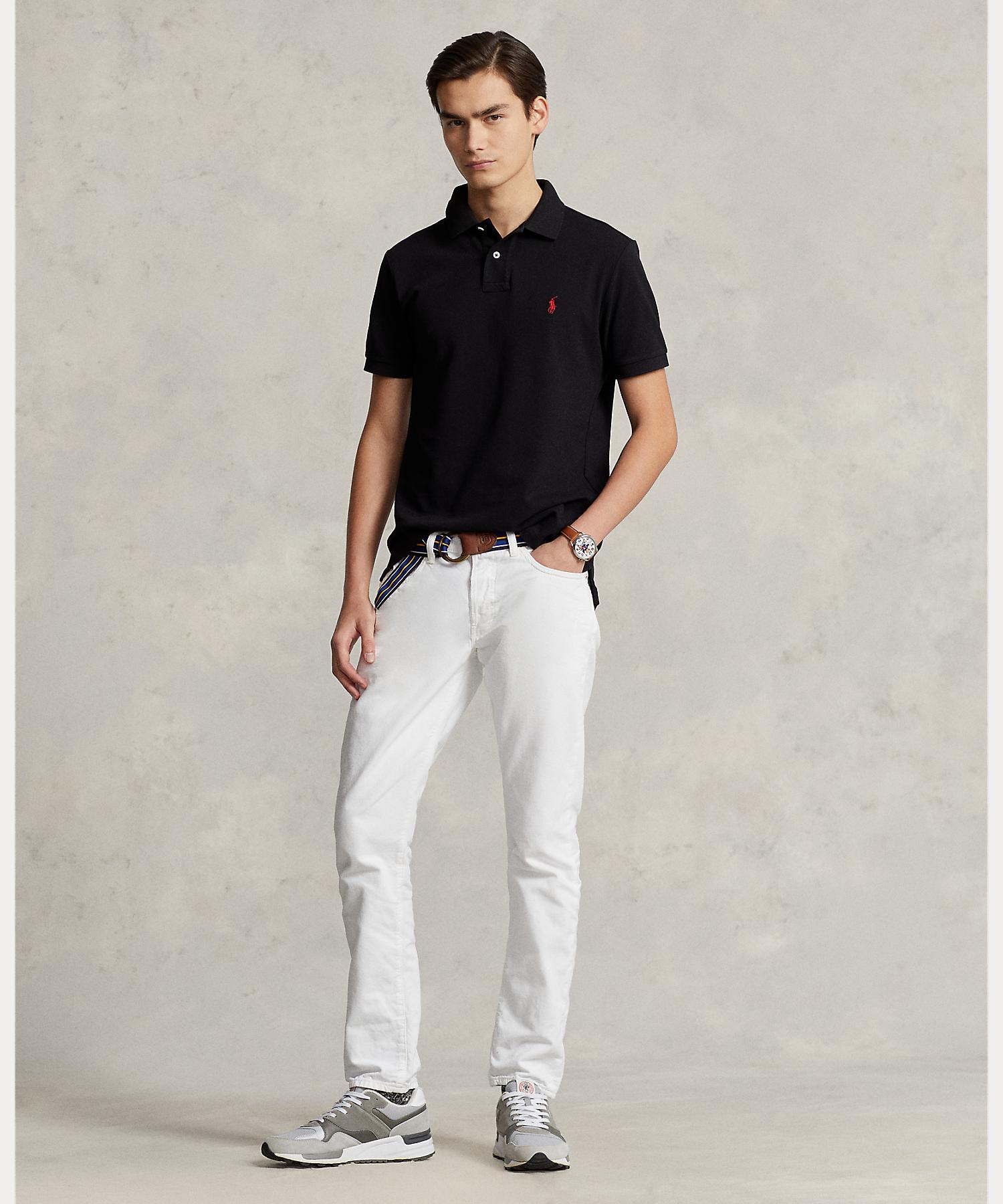 Polo Ralph Lauren Custom Slim Fit Mesh Polo Shirt