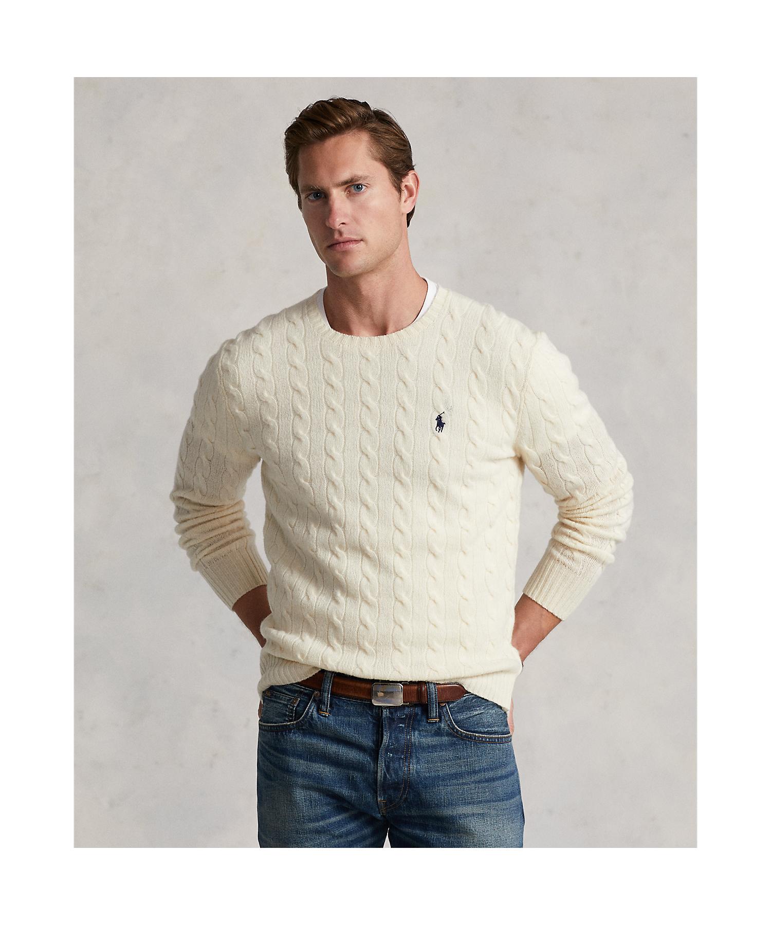ポロ ラルフ ローレン POLO RALPH LAUREN ケーブルニット ウールカシミヤ セーター （101ナチュラル） 101ナチュラル