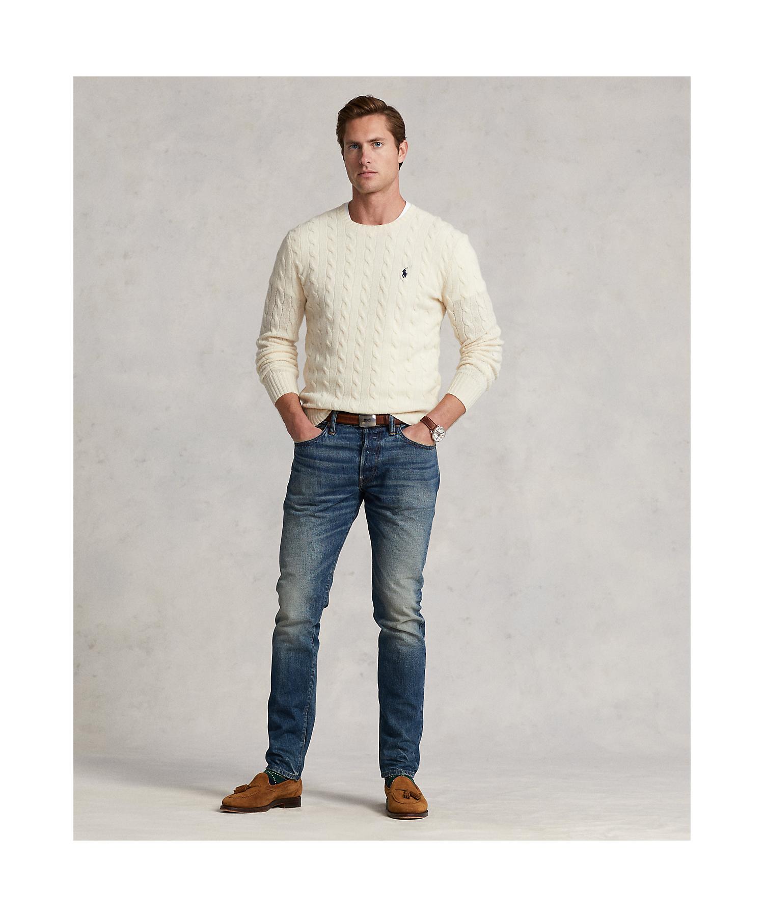 ポロ ラルフ ローレン POLO RALPH LAUREN ケーブルニット ウールカシミヤ セーター （101ナチュラル） 101ナチュラル