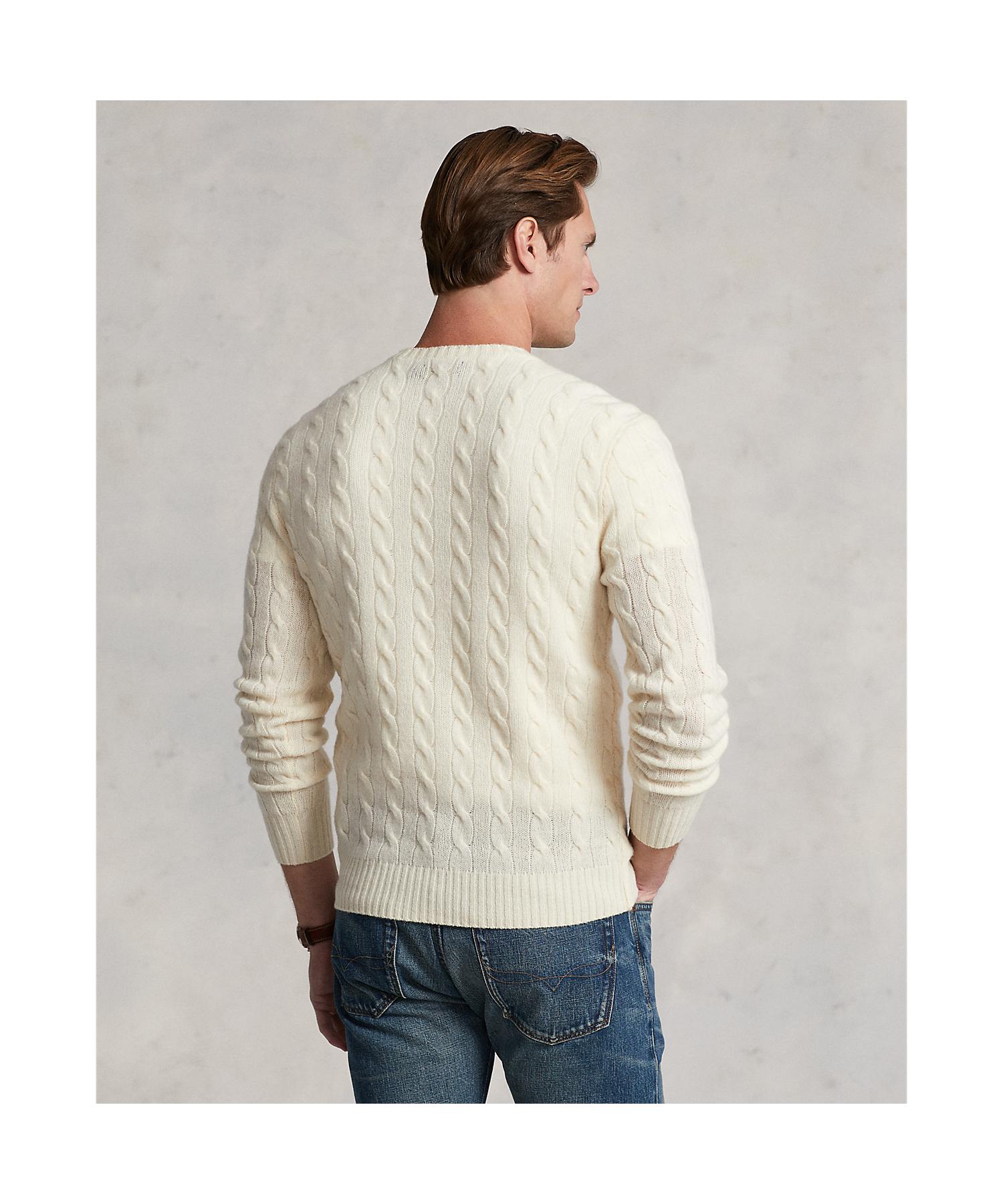 ポロ ラルフ ローレン POLO RALPH LAUREN ケーブルニット ウールカシミヤ セーター （101ナチュラル） 101ナチュラル