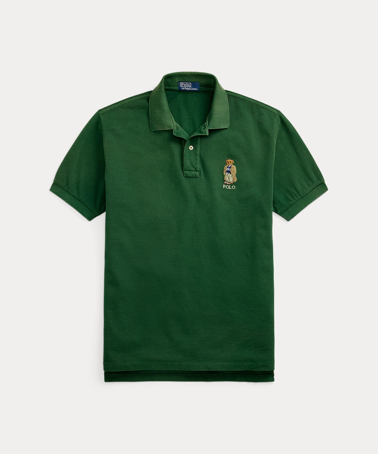 ポロ ラルフ ローレン POLO RALPH LAUREN オリジナル フィット Polo ベア メッシュ ポロシャツ （300グリーン） 300グリーン