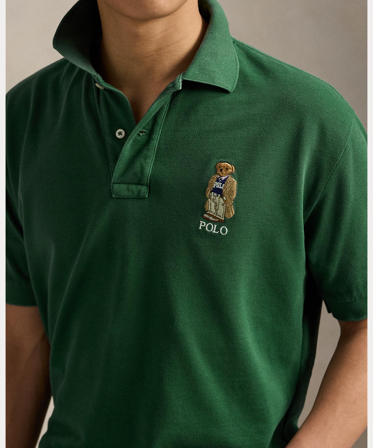 ポロ ラルフ ローレン POLO RALPH LAUREN オリジナル フィット Polo ベア メッシュ ポロシャツ （300グリーン） 300グリーン