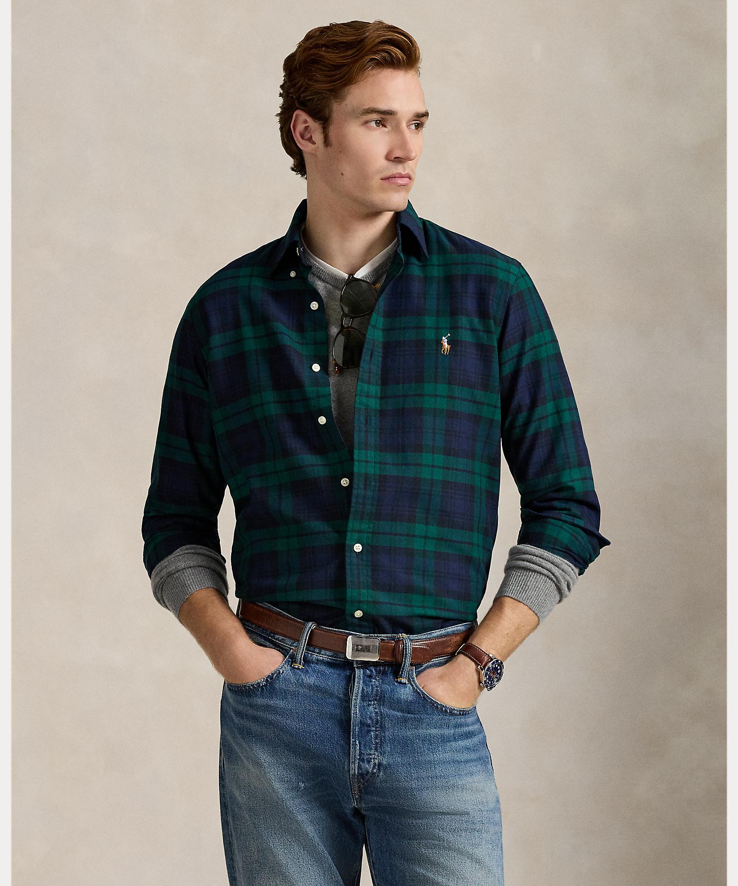 ポロ ラルフ ローレン POLO RALPH LAUREN クラシック フィット チェック オックスフォード シャツ （410ネイビー） 410ネイビー