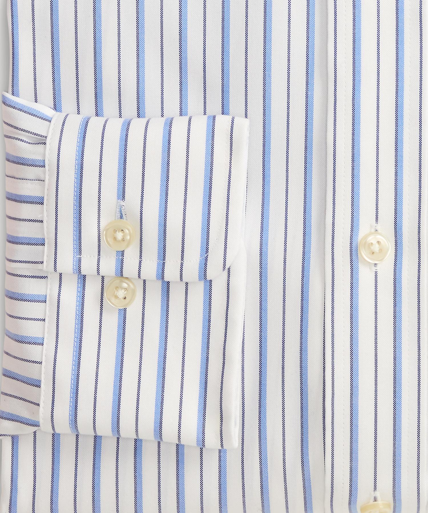 ポロ ラルフ ローレン POLO RALPH LAUREN カスタム フィット ストライプド ピンポイント オックスフォード シャツ （100ホワイト） 100ホワイト