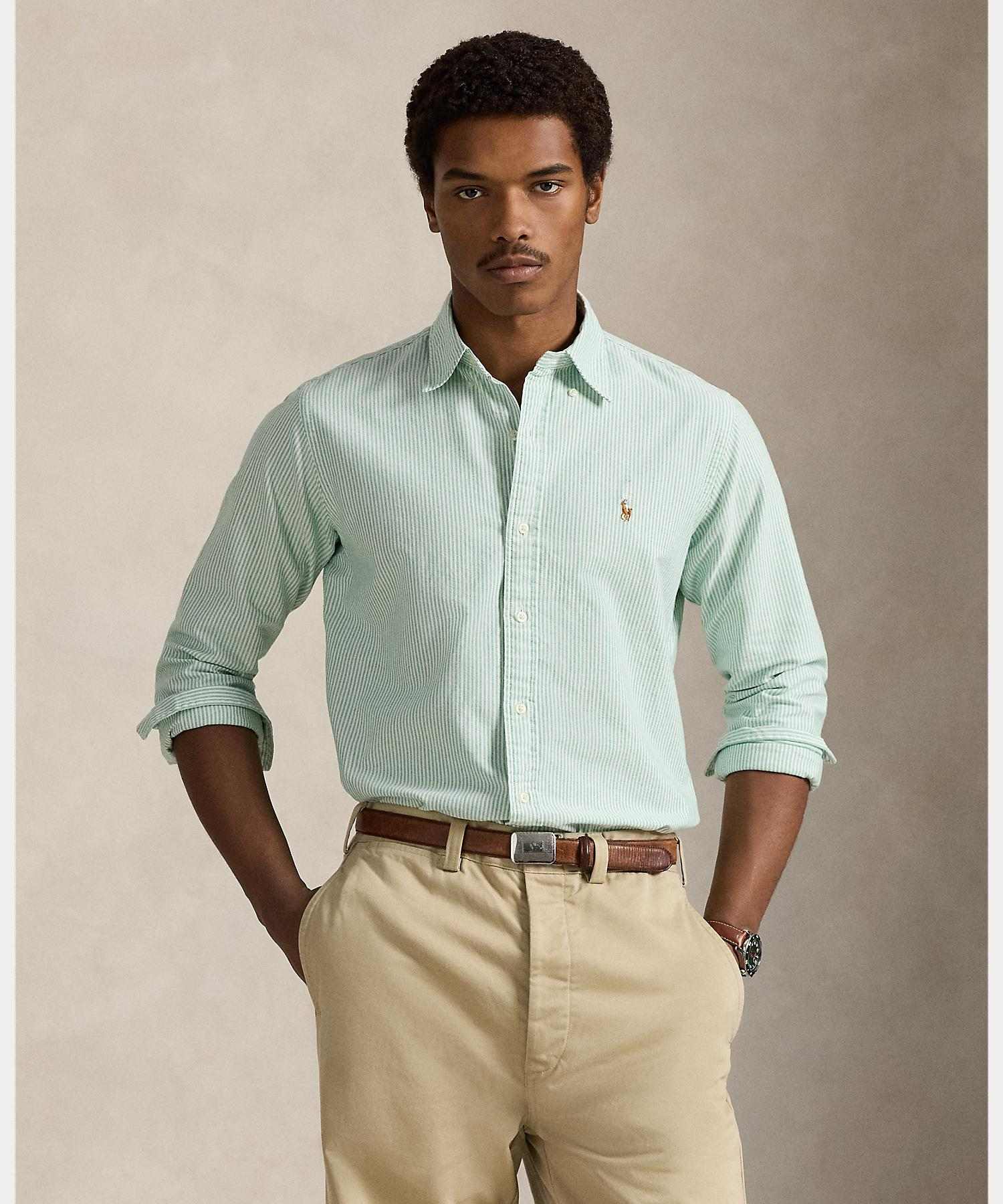 ポロ ラルフ ローレン POLO RALPH LAUREN クラシック フィット オックスフォード シャツ （300グリーン） 300グリーン