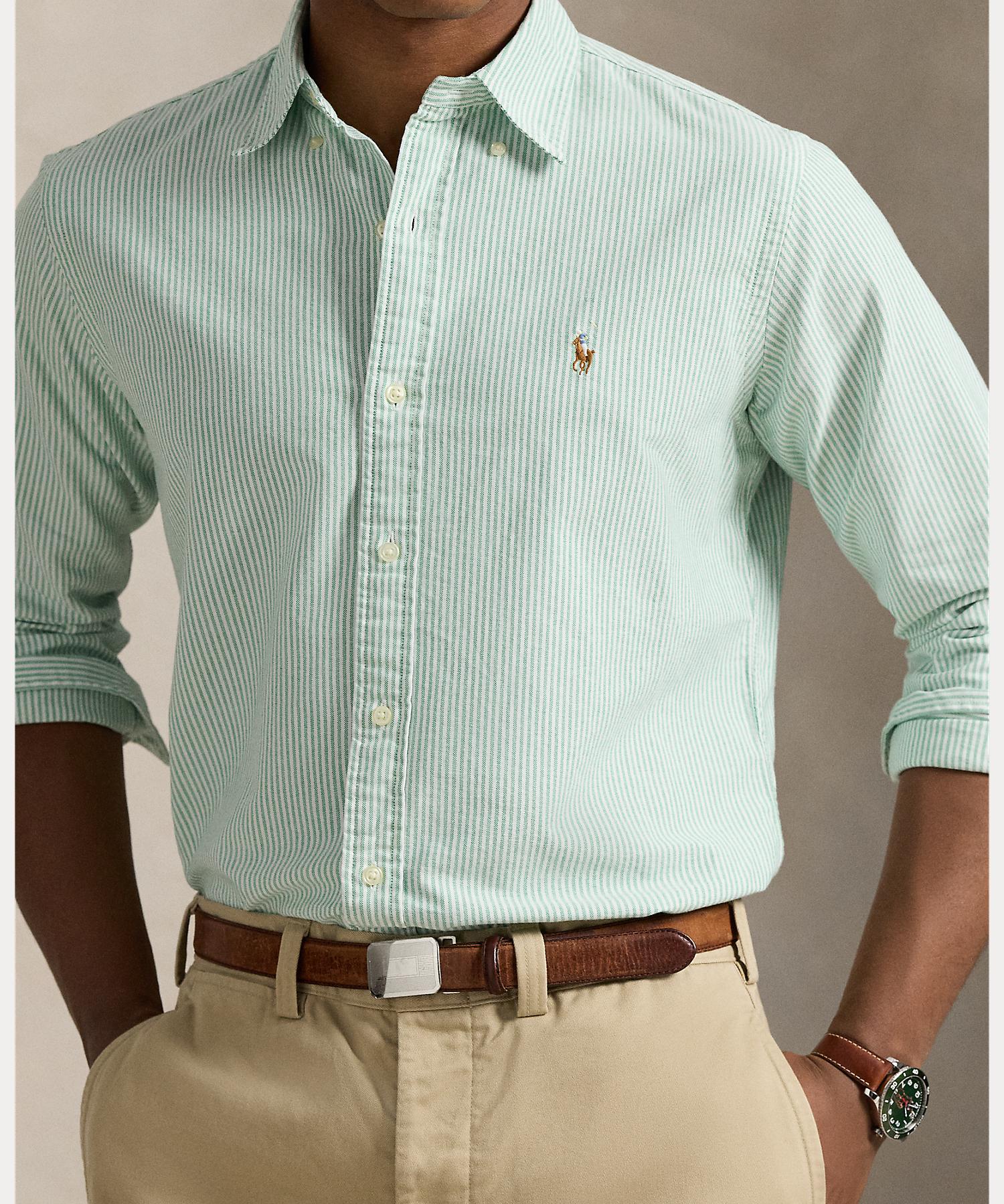 ポロ ラルフ ローレン POLO RALPH LAUREN クラシック フィット オックスフォード シャツ （300グリーン） 300グリーン