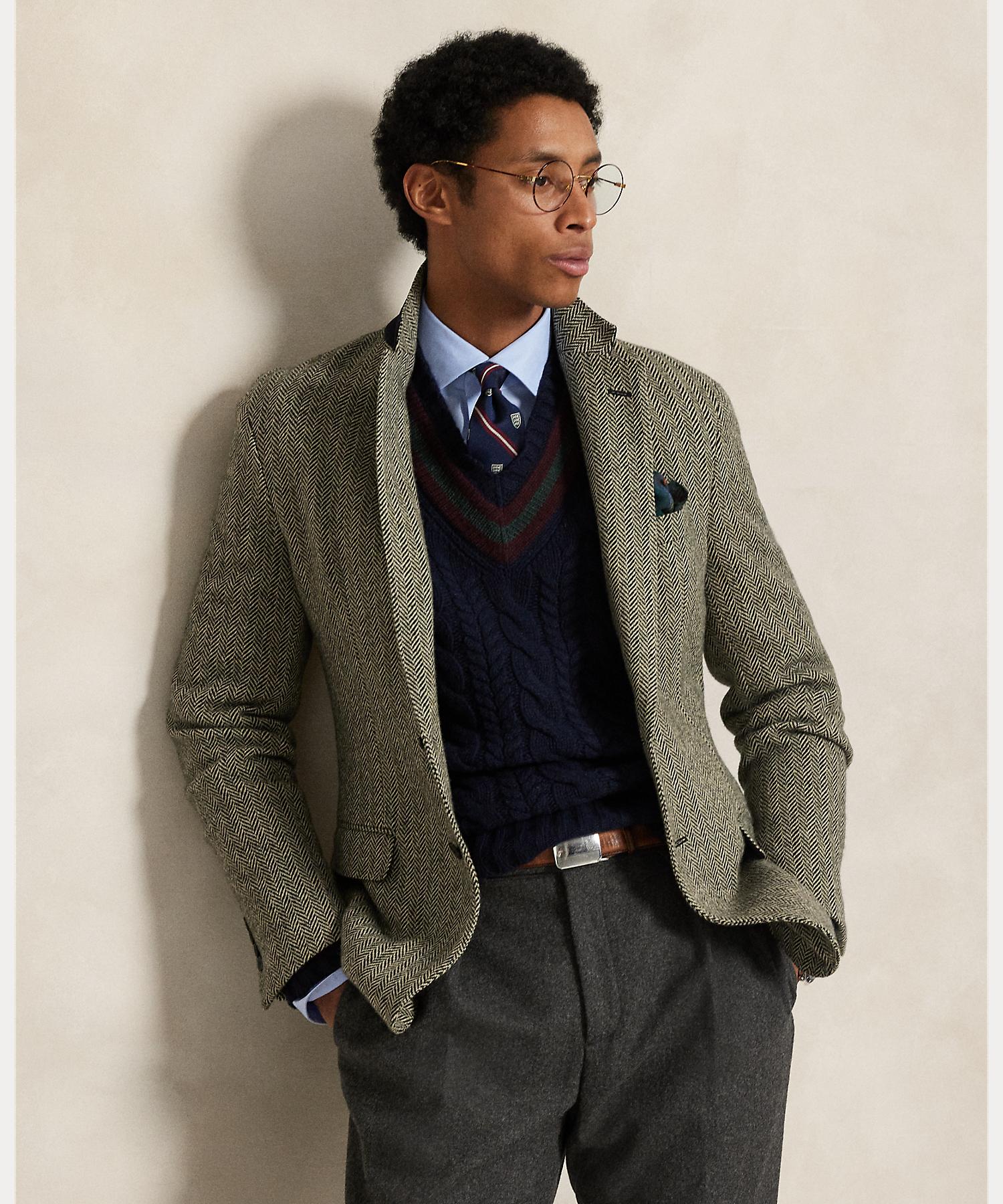 ポロ ラルフ ローレン POLO RALPH LAUREN ウールカシミヤ クリケット セーター （400ブルー） 400ブルー