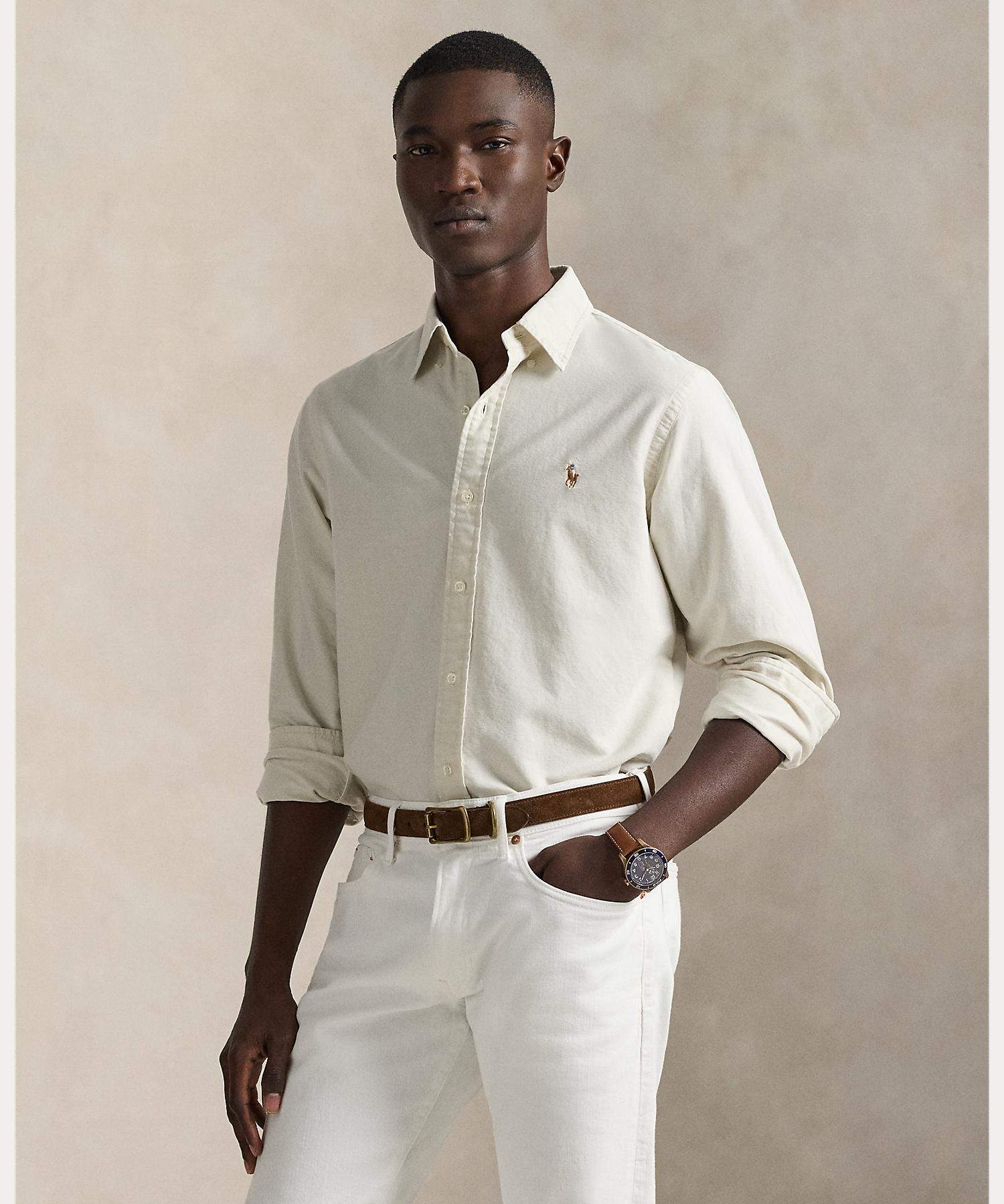ポロ ラルフ ローレン POLO RALPH LAUREN クラシック フィット オックスフォード シャツ （101ナチュラル） 101ナチュラル