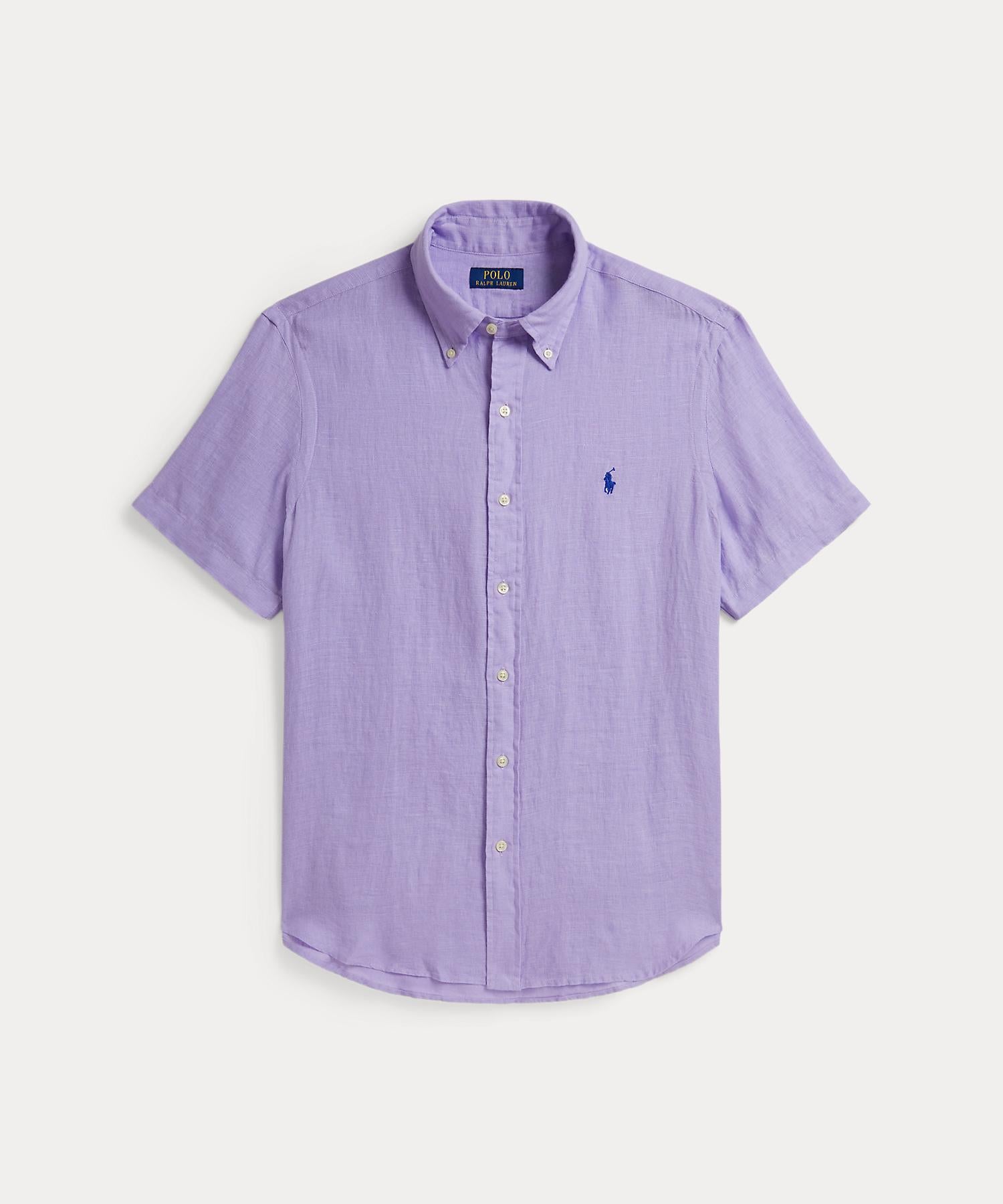 ポロ ラルフ ローレン POLO RALPH LAUREN クラシック フィット リネン シャツ （500パープル） 500パープル