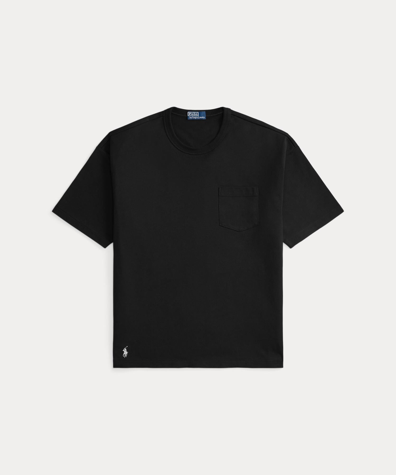 ポロ ラルフ ローレン POLO RALPH LAUREN ビッグ フィット ヘビーウェイト ジャージー Tシャツ （001ブラック） 001ブラック