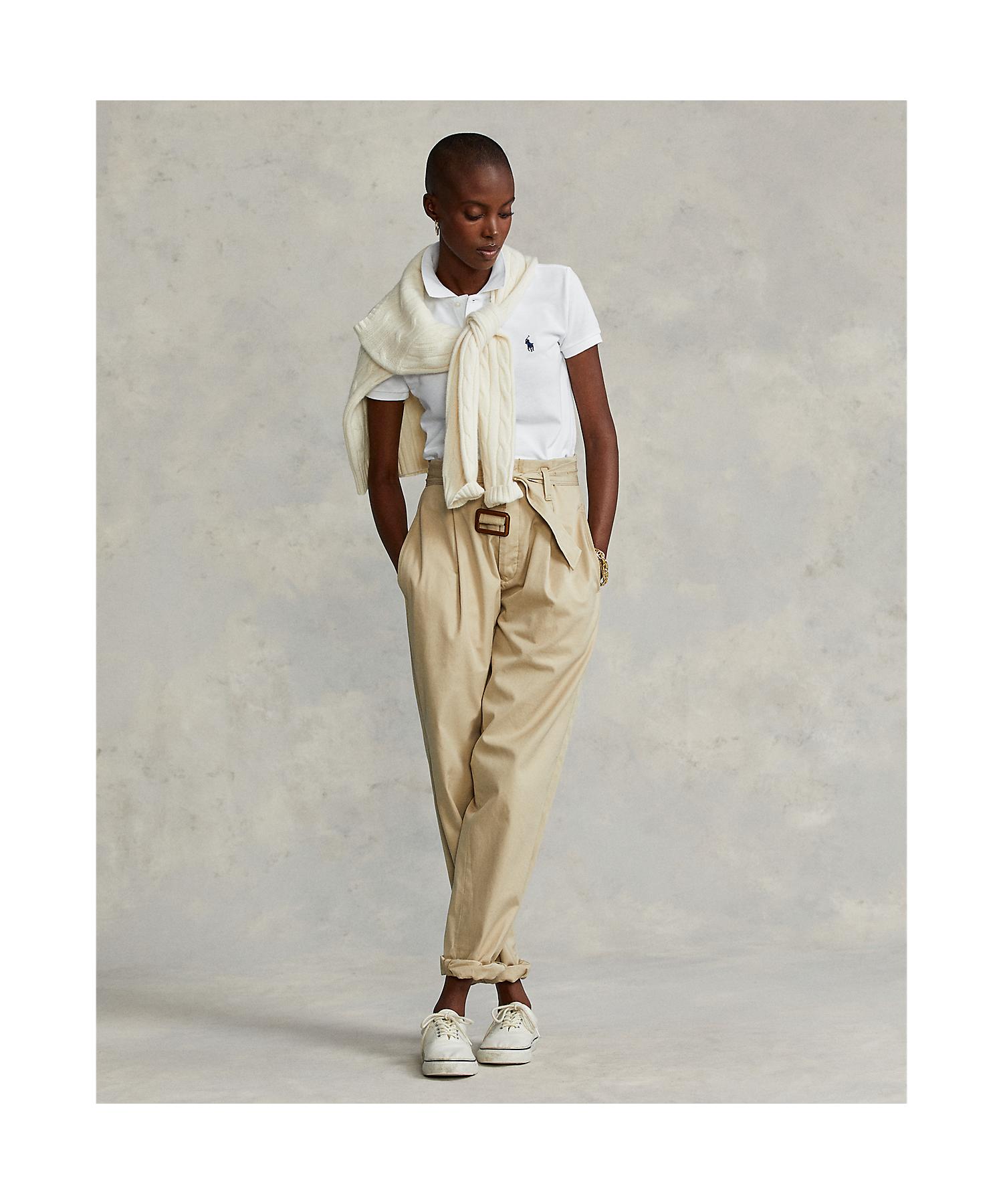 ポロ ラルフ ローレン POLO RALPH LAUREN クラシック フィット メッシュ ポロシャツ （100ホワイト） 100ホワイト