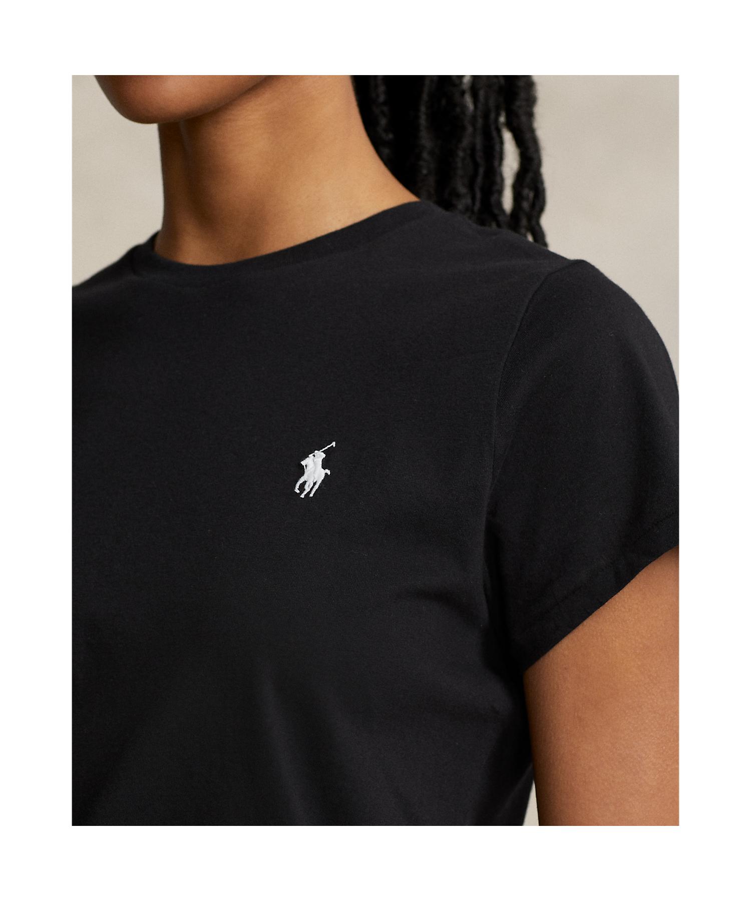 ポロ ラルフ ローレン POLO RALPH LAUREN コットン ジャージー クルーネック Tシャツ （001ブラック） 001ブラック