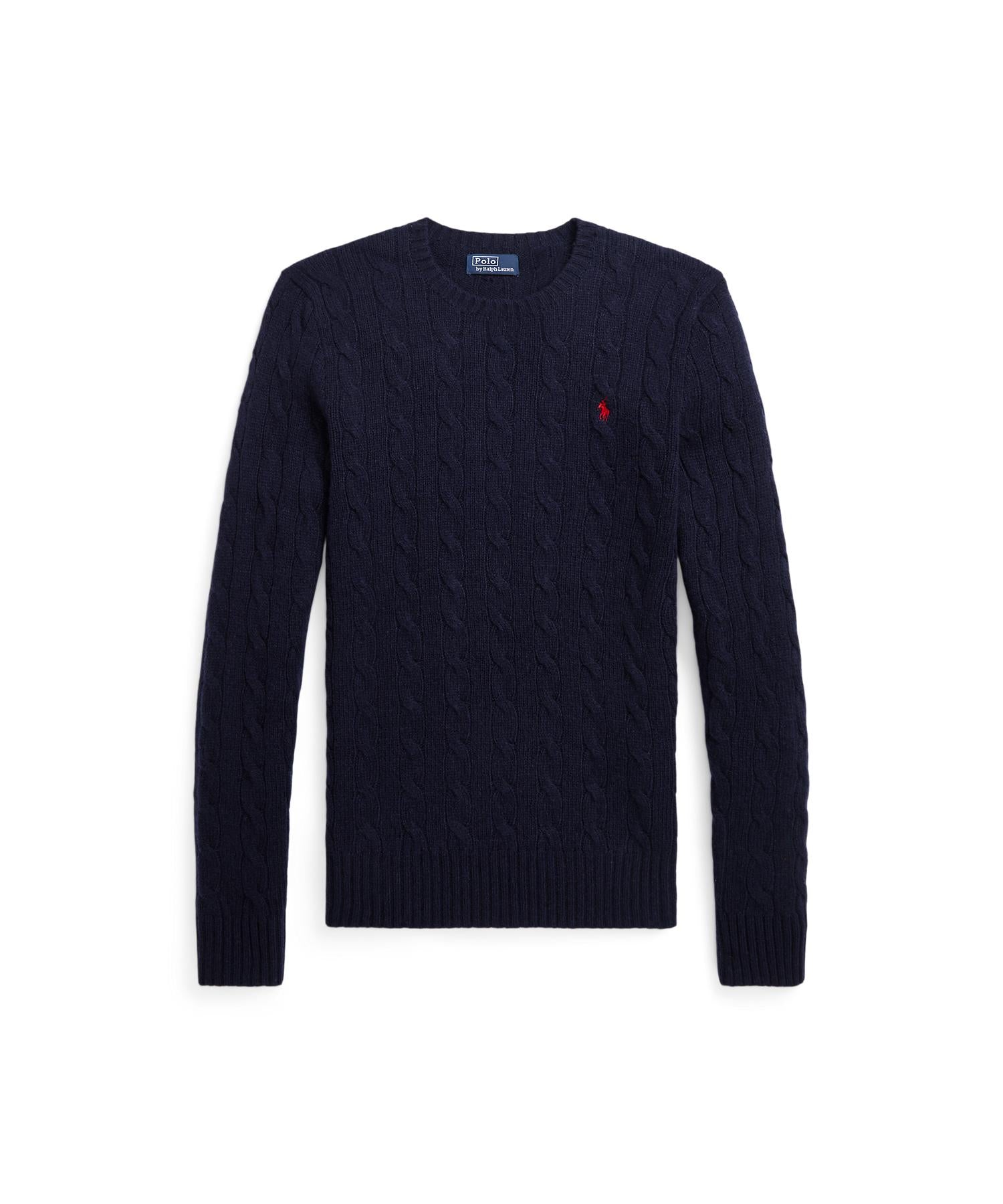 ポロ ラルフ ローレン POLO RALPH LAUREN ケーブルニット ウールカシミヤ セーター （400ブルー） 400ブルー