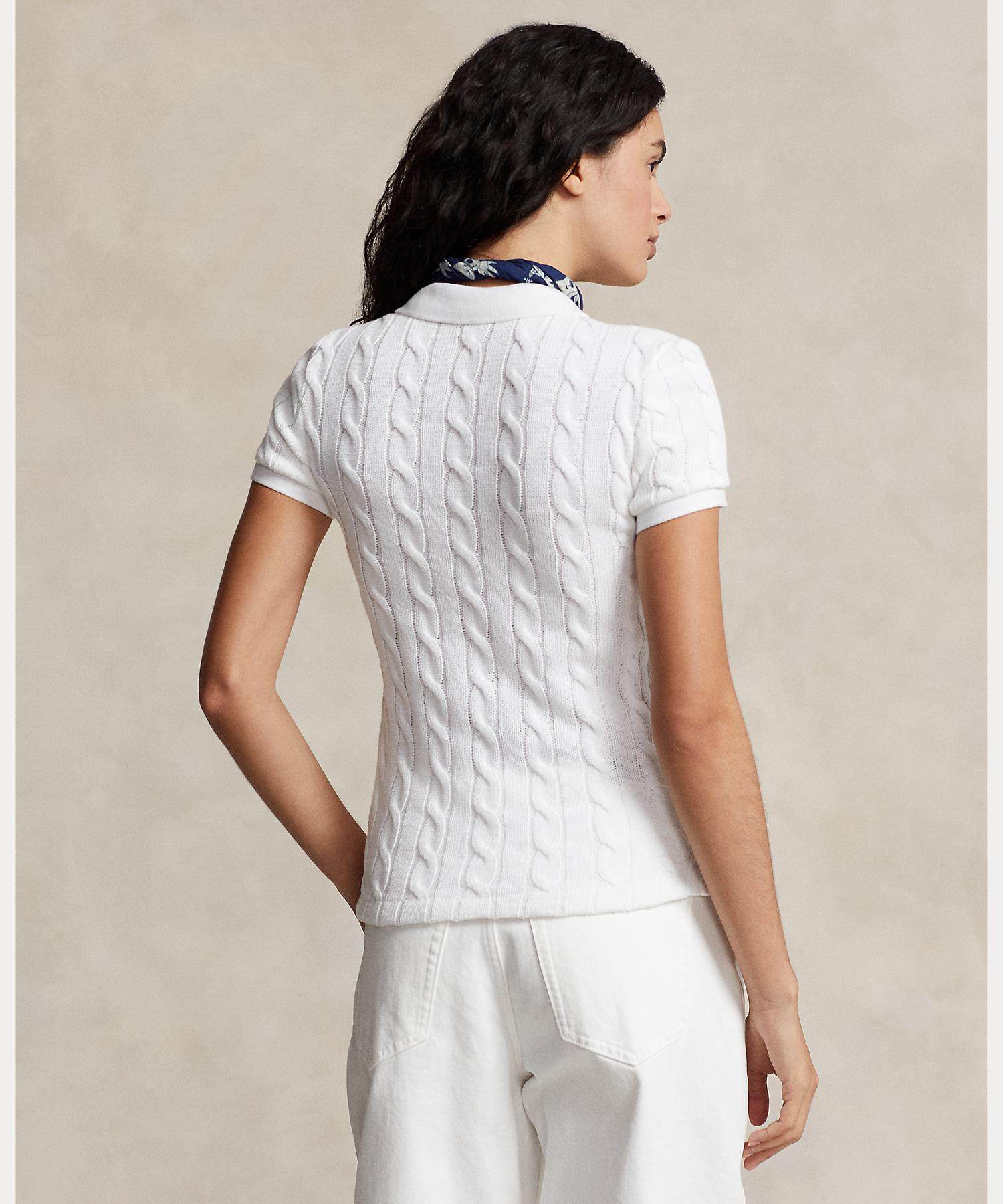 Polo Ralph Lauren Cable Knit Polo Shirt