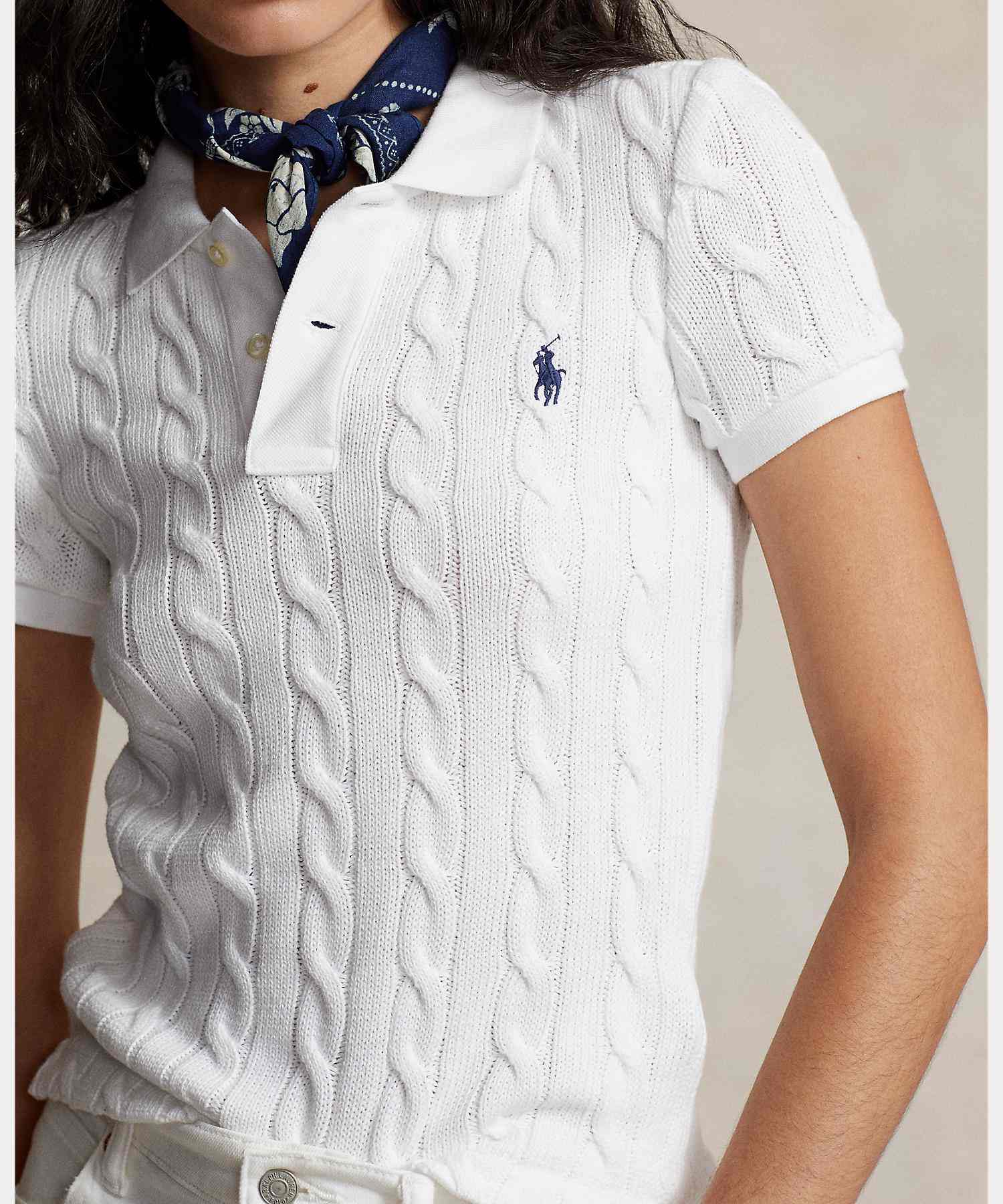 Polo Ralph Lauren Cable Knit Polo Shirt