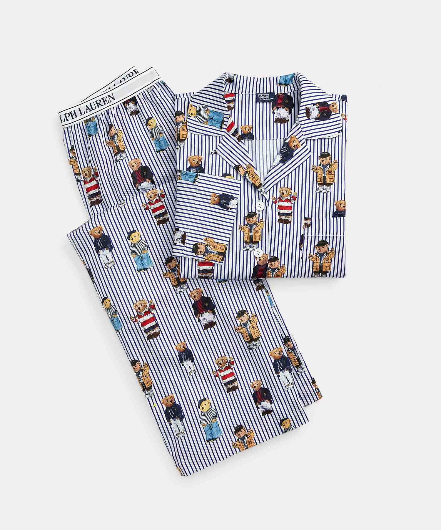 Polo Ralph Lauren Polo Bear Long Sleeve Pajama Set
