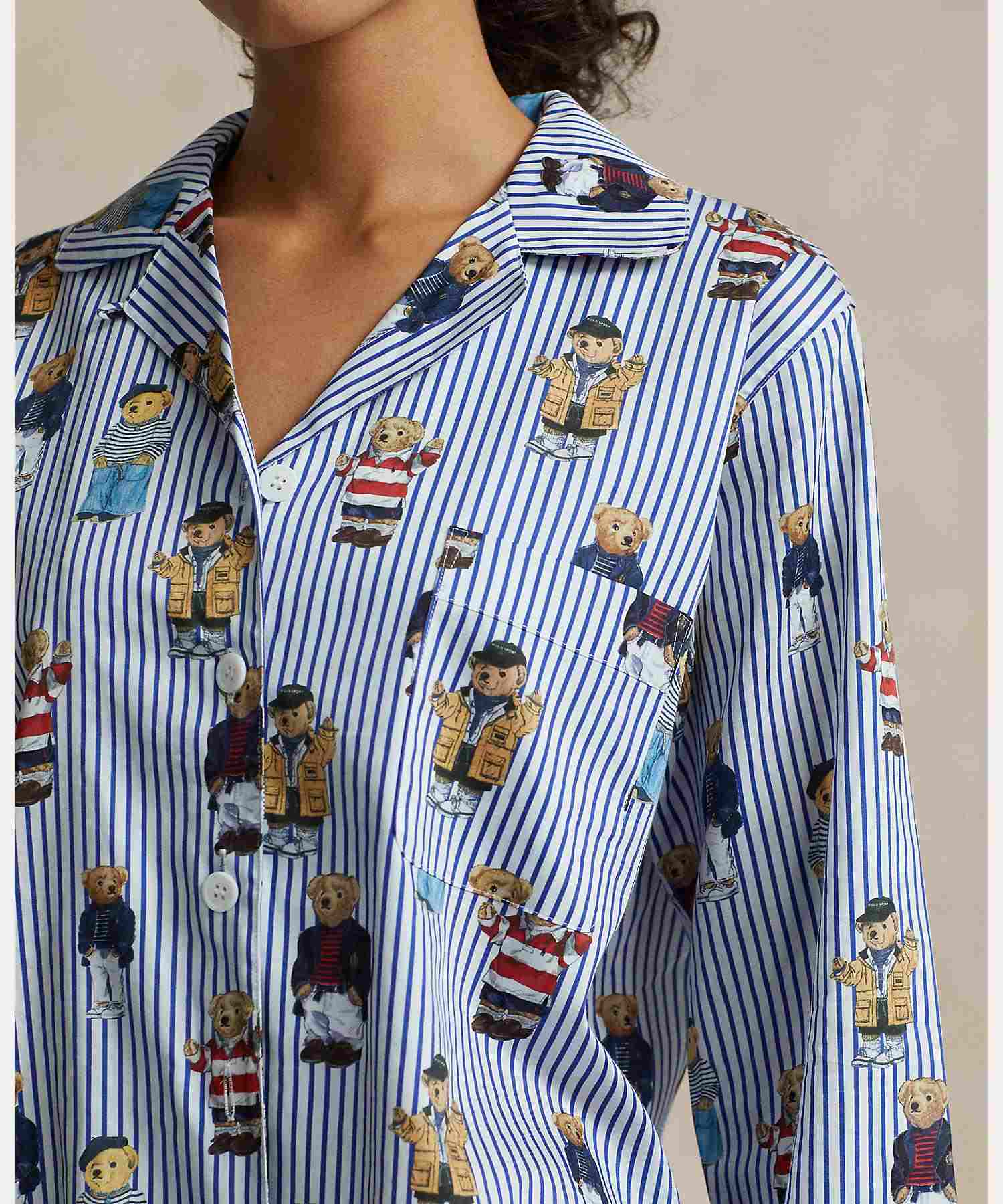 Polo Ralph Lauren Polo Bear Long Sleeve Pajama Set