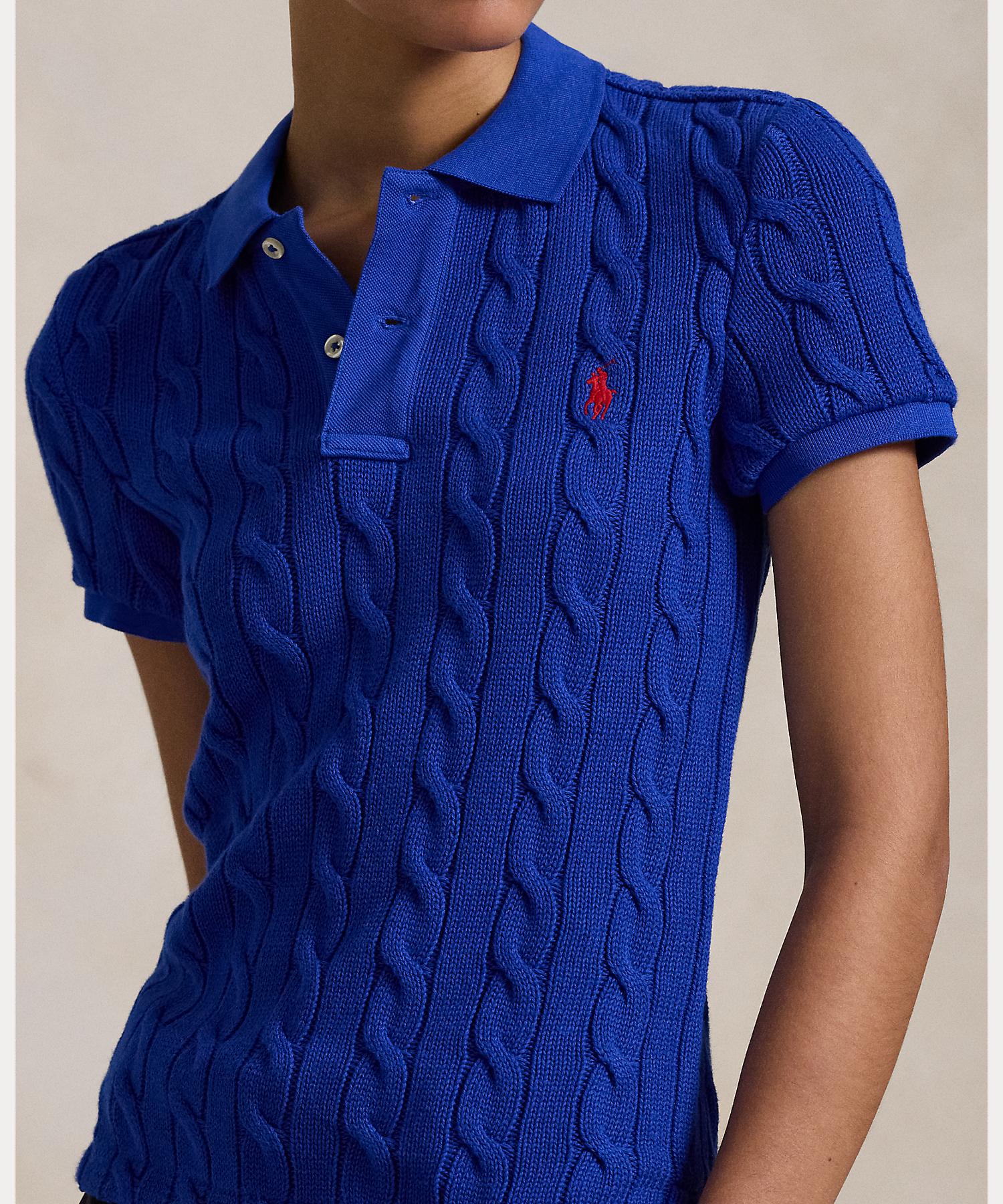 ポロ ラルフ ローレン POLO RALPH LAUREN ケーブルニット ポロシャツ