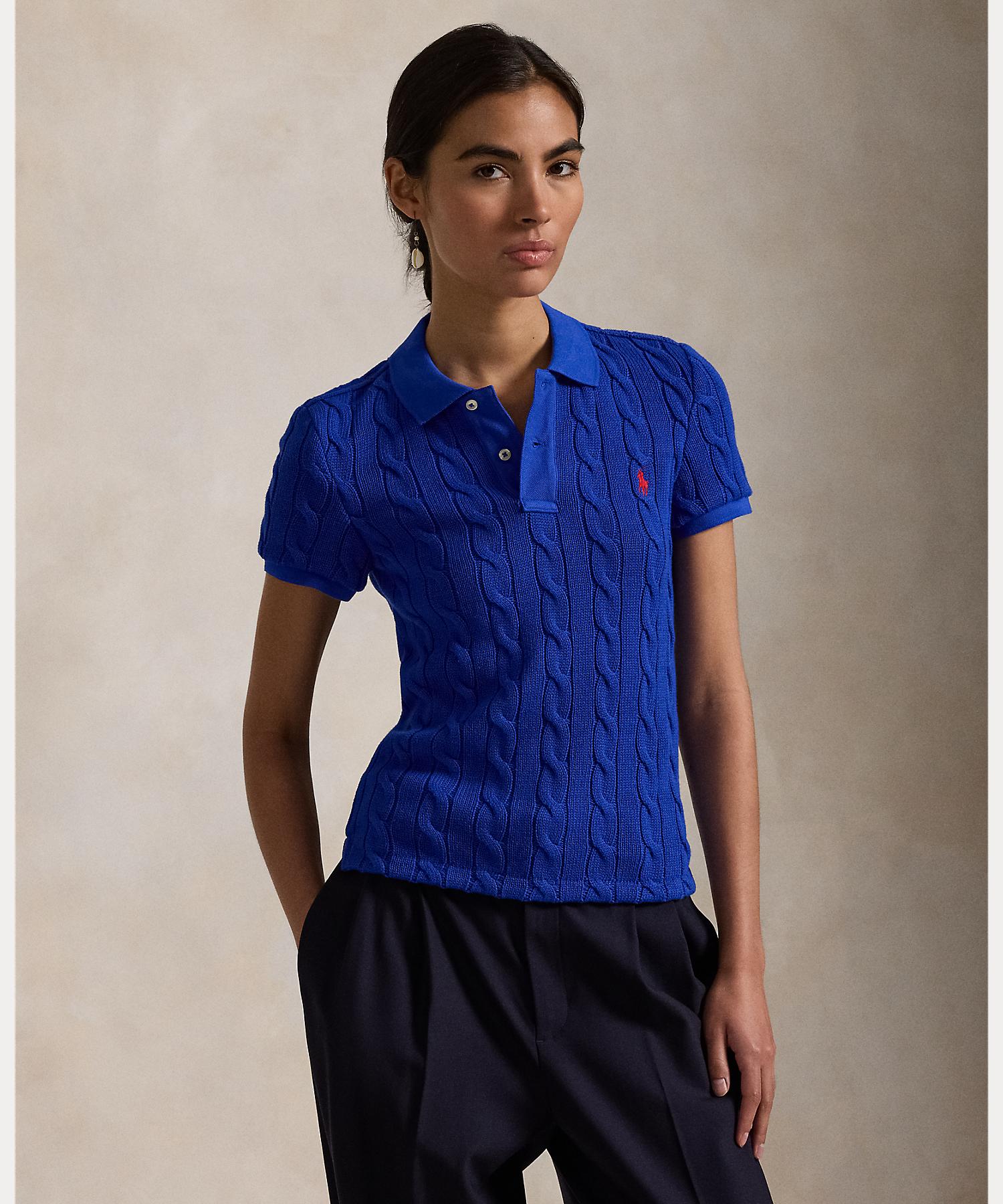ポロ ラルフ ローレン POLO RALPH LAUREN ケーブルニット ポロシャツ