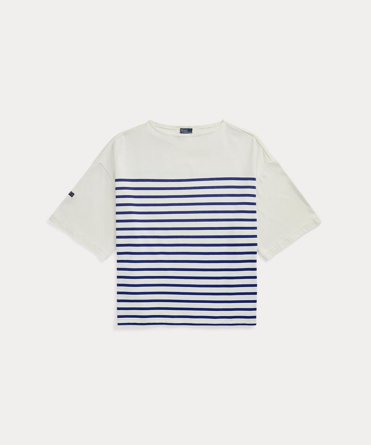 ポロ ラルフ ローレン POLO RALPH LAUREN ストライプド ボートネック マリナー Tシャツ