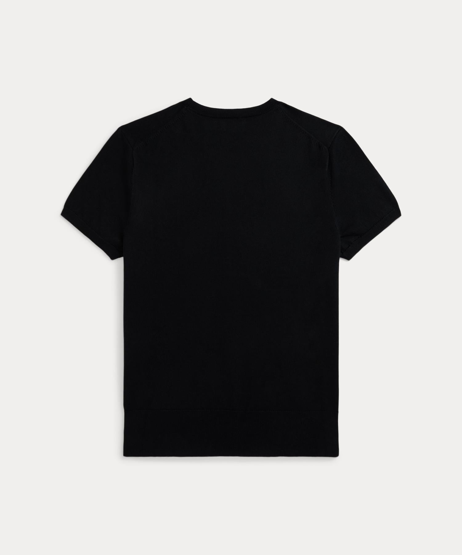 ポロ ラルフ ローレン POLO RALPH LAUREN ショートスリーブ クルーネック セーター （001ブラック） 001ブラック