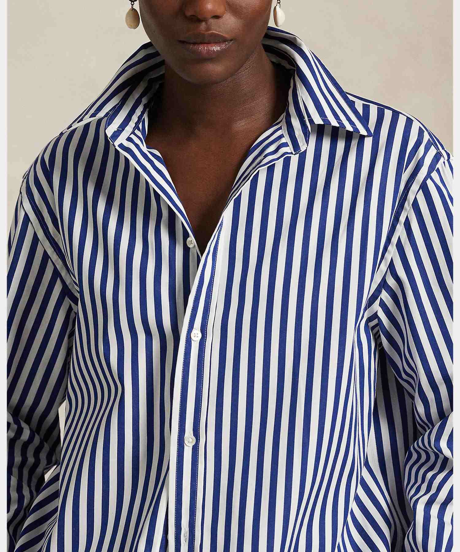 Polo Ralph Lauren oversized fit striped cotton shirt