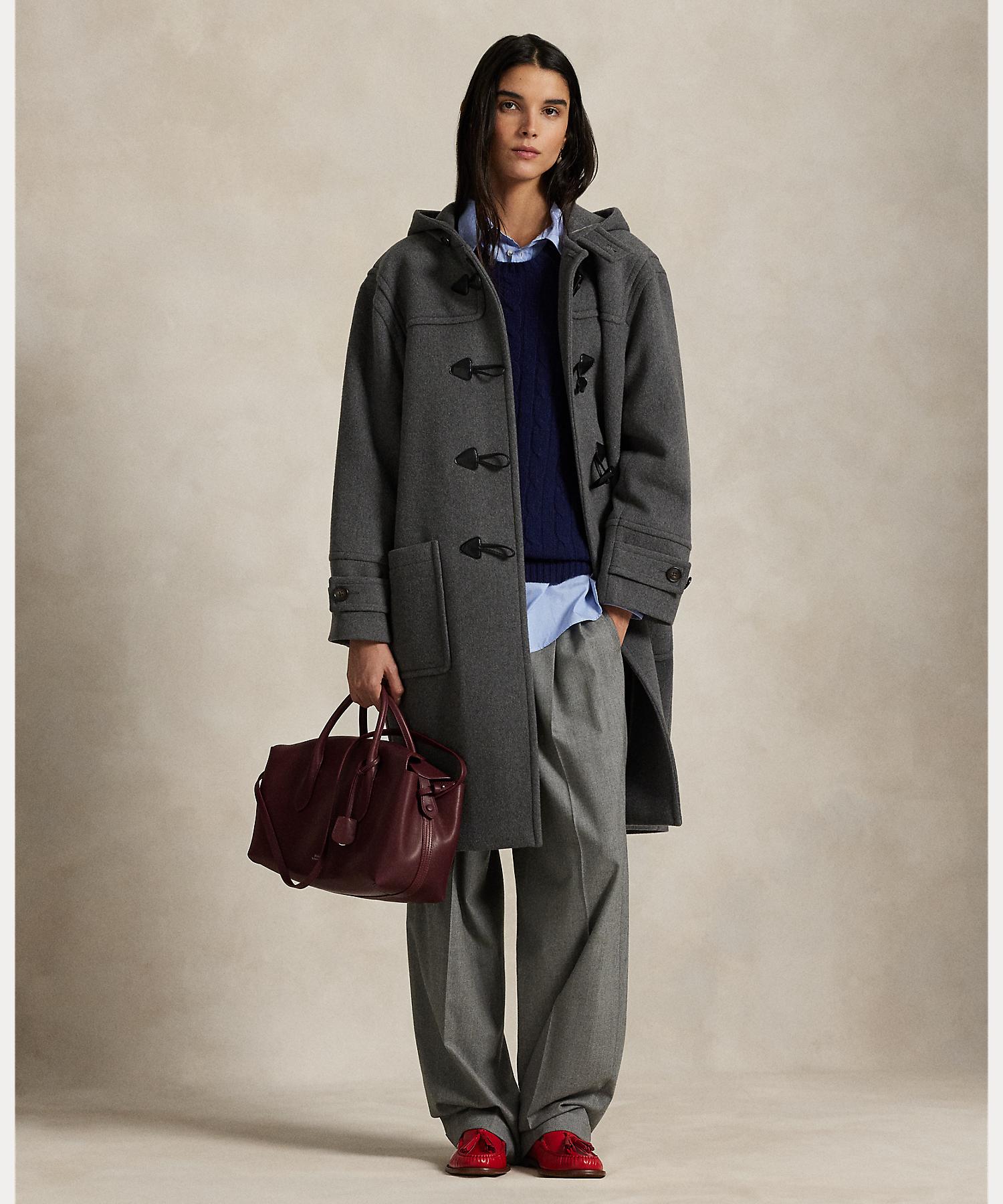 ポロ ラルフ ローレン POLO RALPH LAUREN ウール フーデッド トグル コート （020グレー） 020グレー