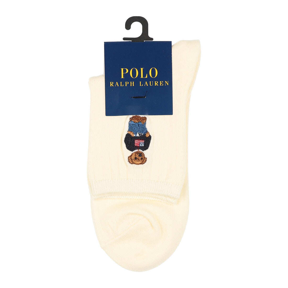 ポロ ラルフ ローレン POLO RALPH LAUREN POLO RALPHLAREN 婦人靴下 （キナリ） キナリ