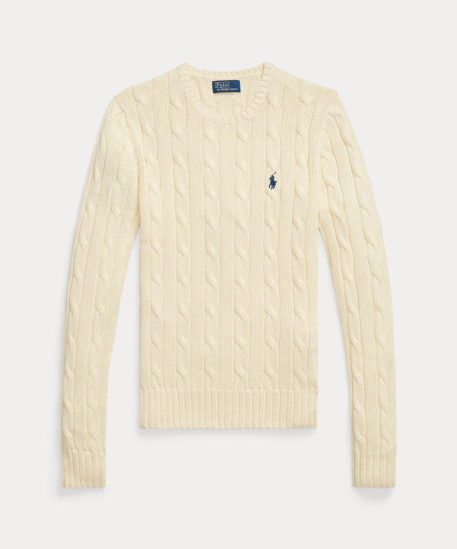 ポロ ラルフ ローレン POLO RALPH LAUREN ケーブルニット コットン クルーネック セーター （101ナチュラル） 101ナチュラル