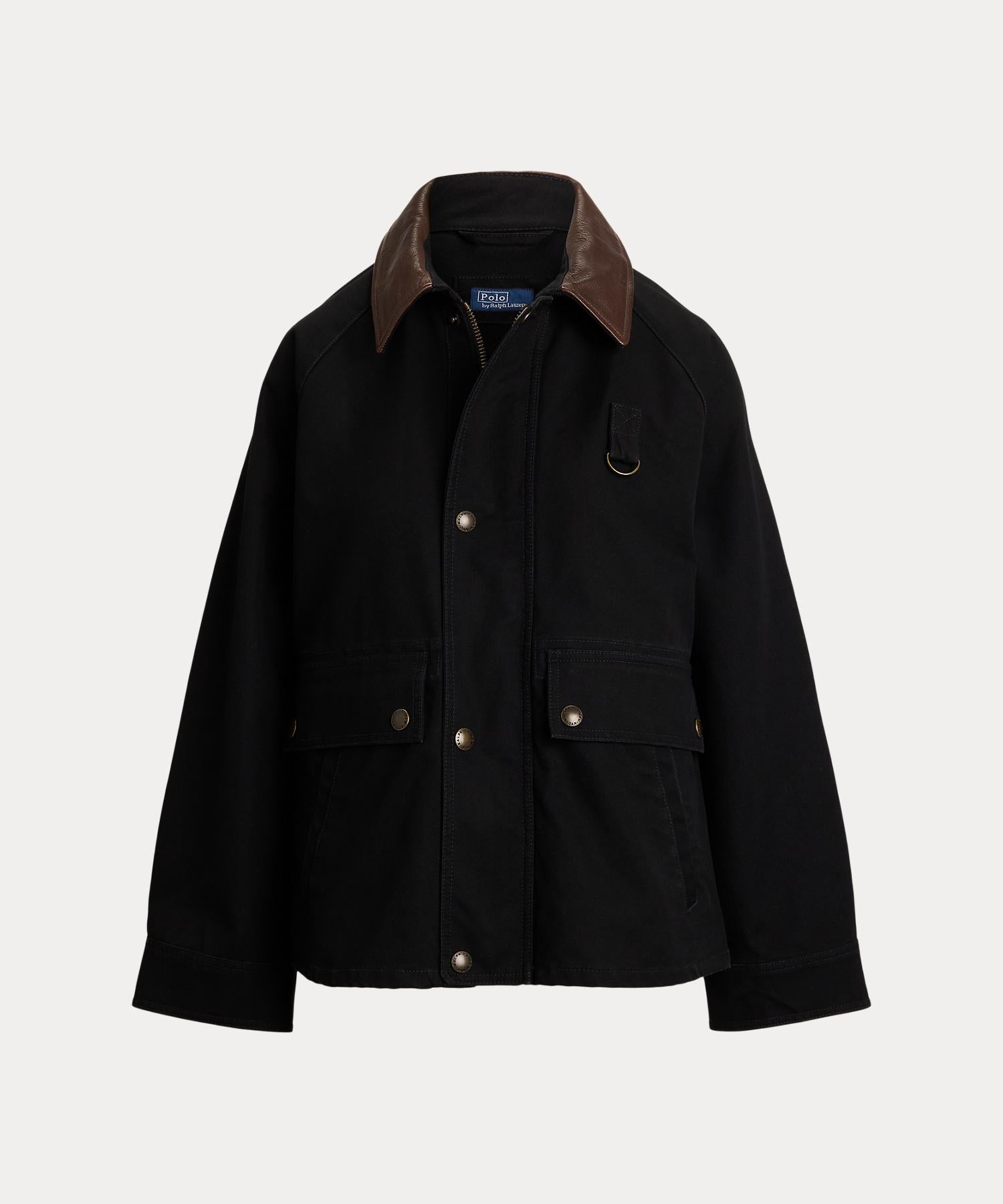 ポロ ラルフ ローレン POLO RALPH LAUREN コットン ユーティリティ ジャケット （001ブラック） 001ブラック