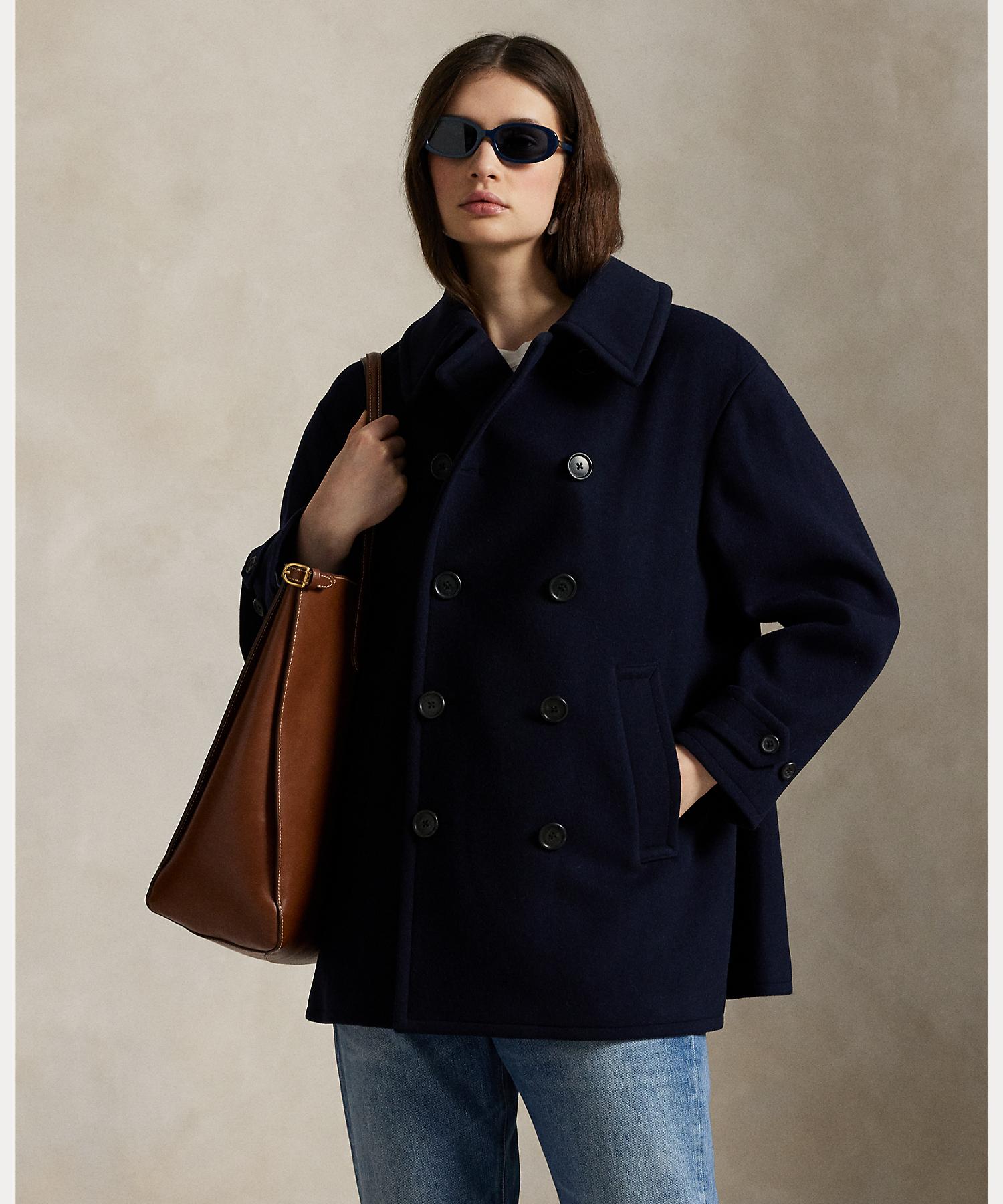 ポロ ラルフ ローレン POLO RALPH LAUREN ウール メルトン ピーコート （410ネイビー） 410ネイビー