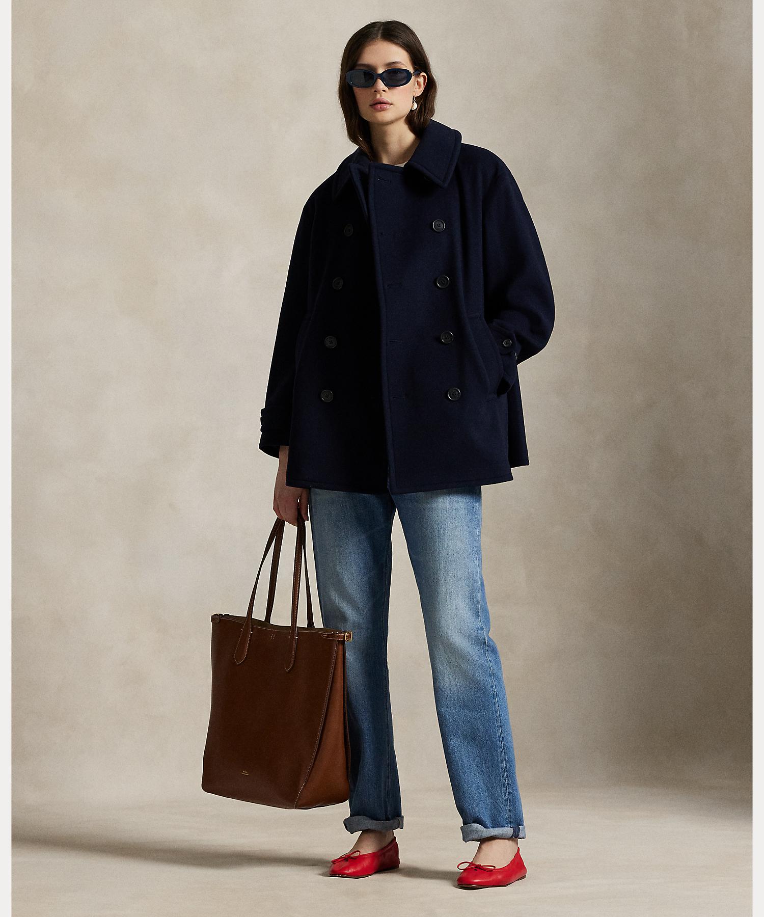 ポロ ラルフ ローレン POLO RALPH LAUREN ウール メルトン ピーコート （410ネイビー） 410ネイビー