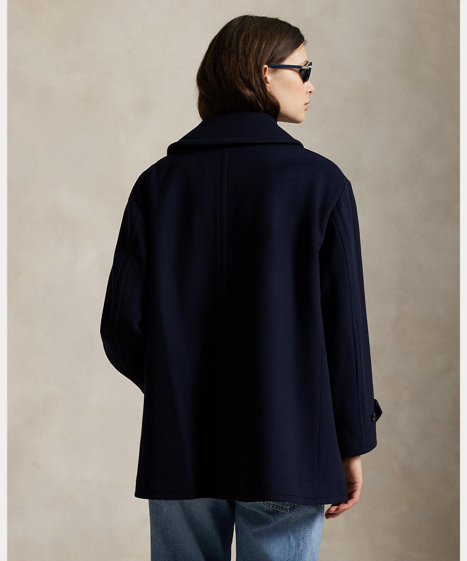 ポロ ラルフ ローレン POLO RALPH LAUREN ウール メルトン ピーコート （410ネイビー） 410ネイビー