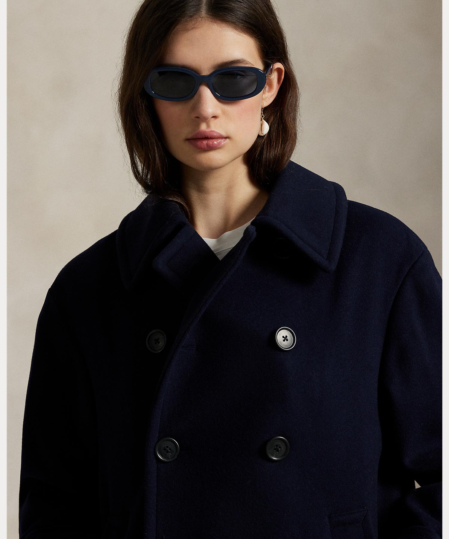 ポロ ラルフ ローレン POLO RALPH LAUREN ウール メルトン ピーコート （410ネイビー） 410ネイビー