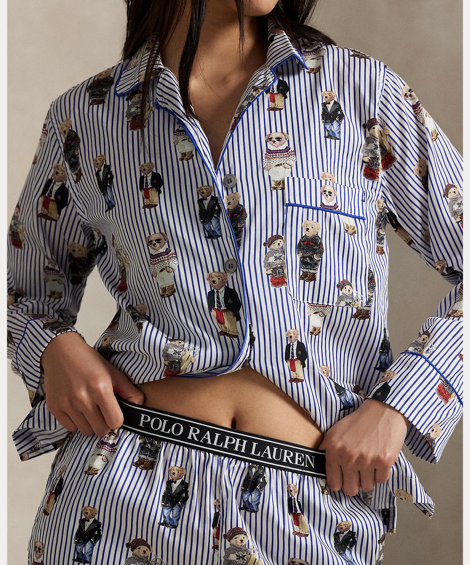 Polo Ralph Lauren Check Long Sleeve Pajama Set