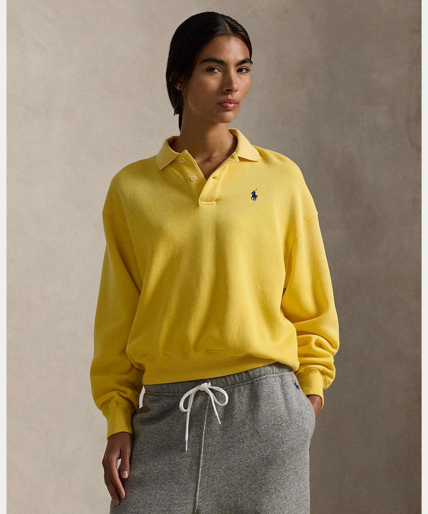 ポロ ラルフ ローレン POLO RALPH LAUREN ポロカラー フリース プルオーバー （700イエロー） 700イエロー