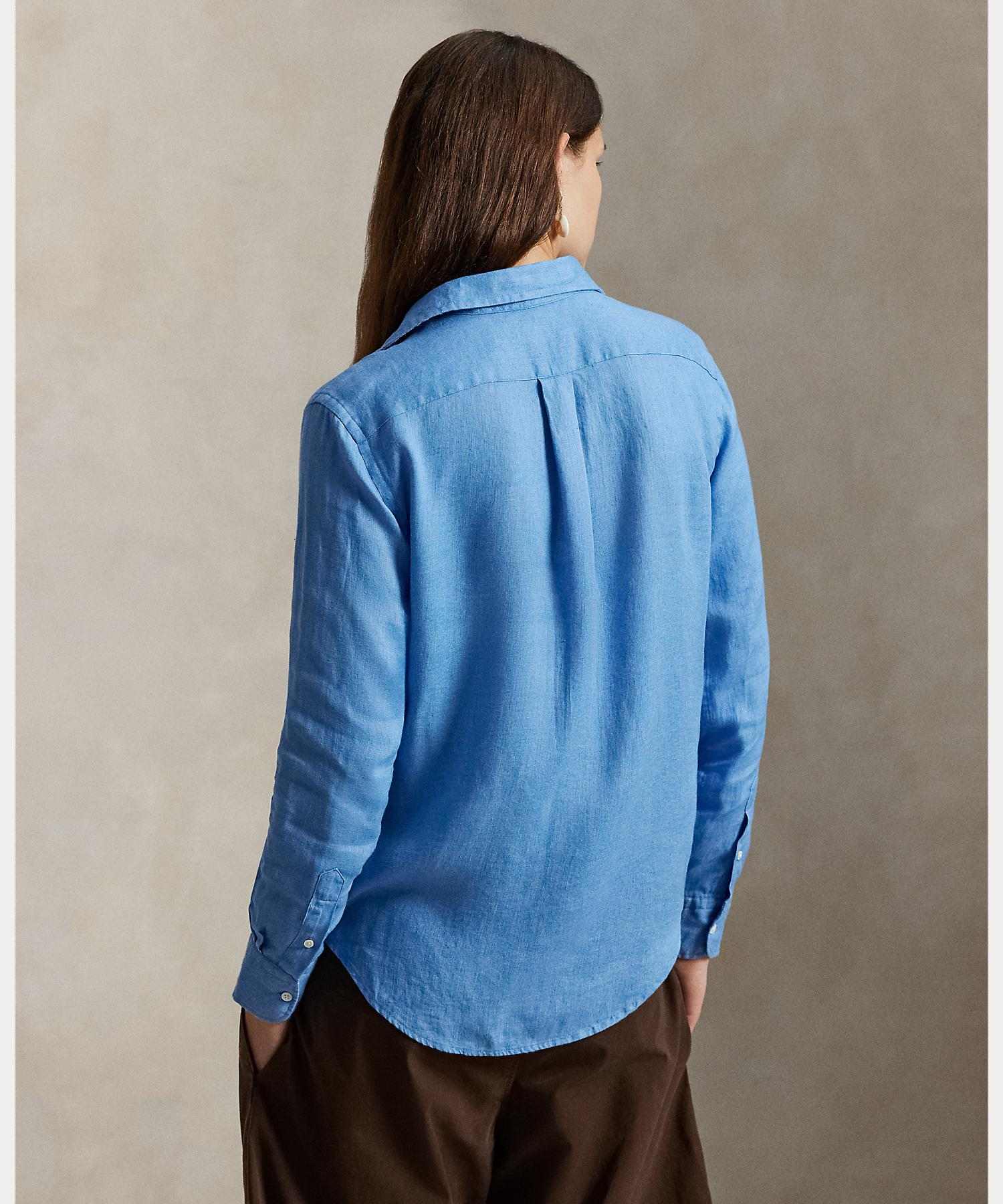 ポロ ラルフ ローレン POLO RALPH LAUREN クラシック フィット リネン シャツ （400ブルー） 400ブルー