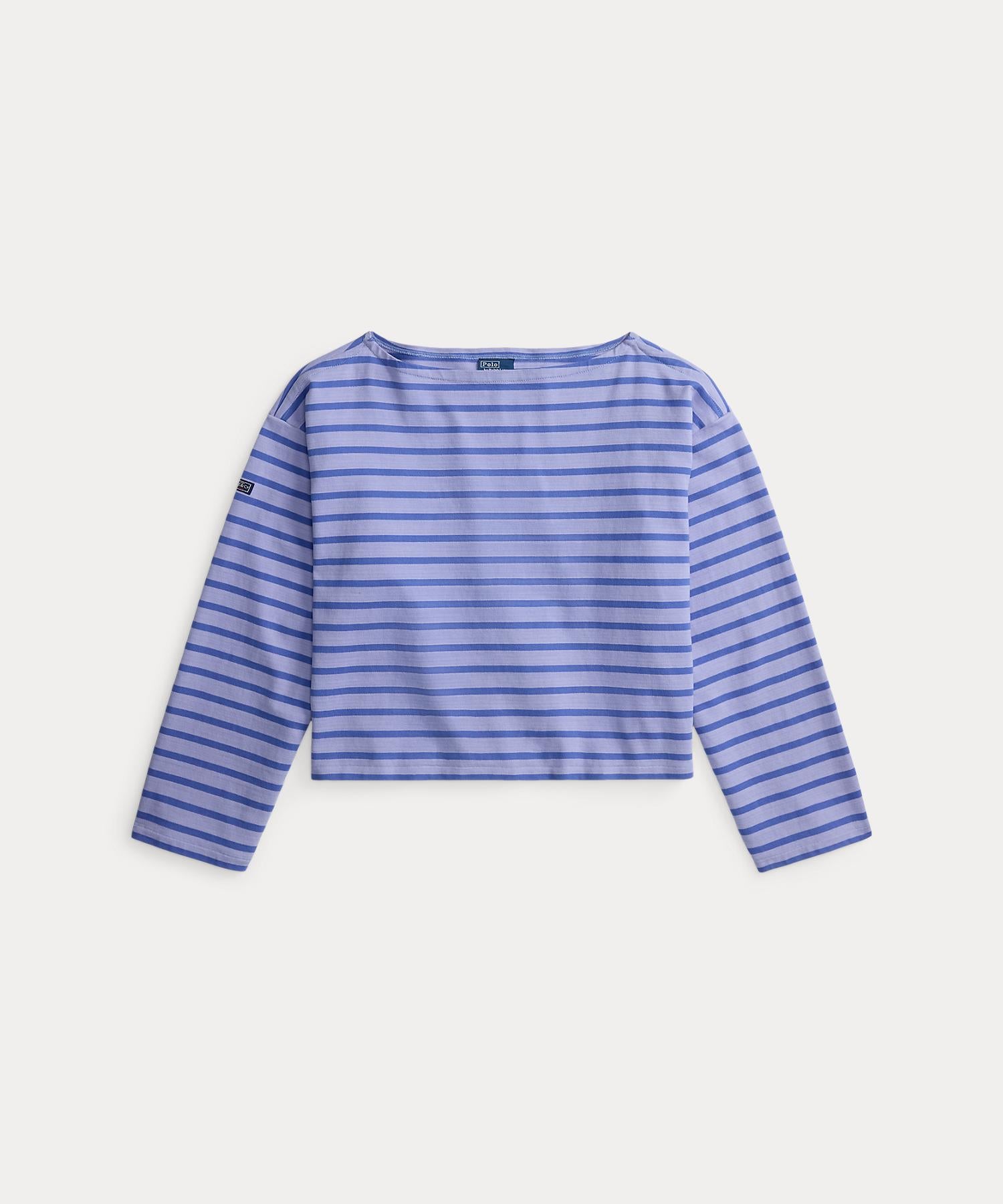 ポロ ラルフ ローレン POLO RALPH LAUREN ストライプド ボートネック マリナー Tシャツ （400ブルー） 400ブルー