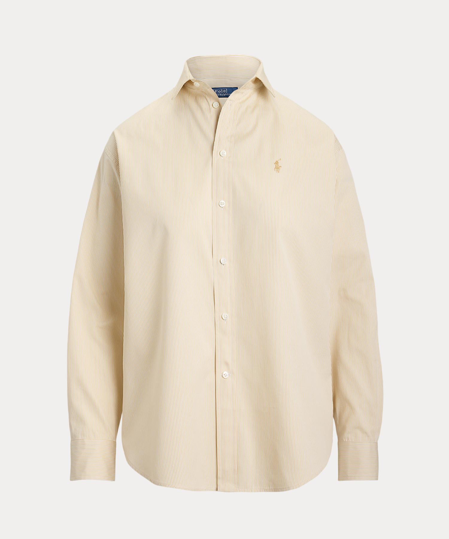 ポロ ラルフ ローレン POLO RALPH LAUREN リラックス フィット ストライプド コットン シャツ （270ブラウン） 270ブラウン