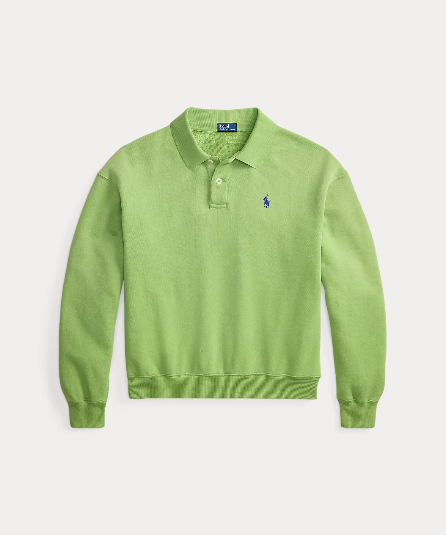 ポロ ラルフ ローレン POLO RALPH LAUREN ライトウェイト フリース ロングスリーブ ポロ （300グリーン） 300グリーン
