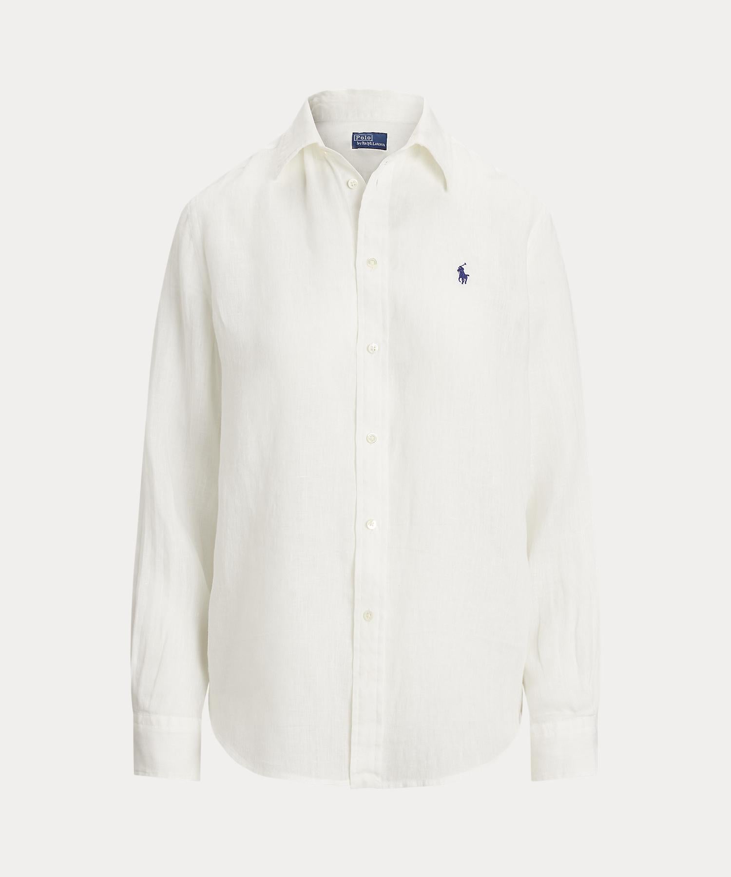 ポロ ラルフ ローレン POLO RALPH LAUREN クラシック フィット リネン シャツ （100ホワイト） 100ホワイト