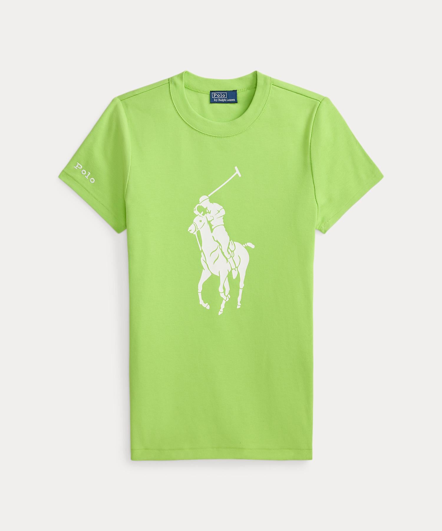 ポロ ラルフ ローレン POLO RALPH LAUREN Big Pony ストレッチコットン Tシャツ （300グリーン） 300グリーン