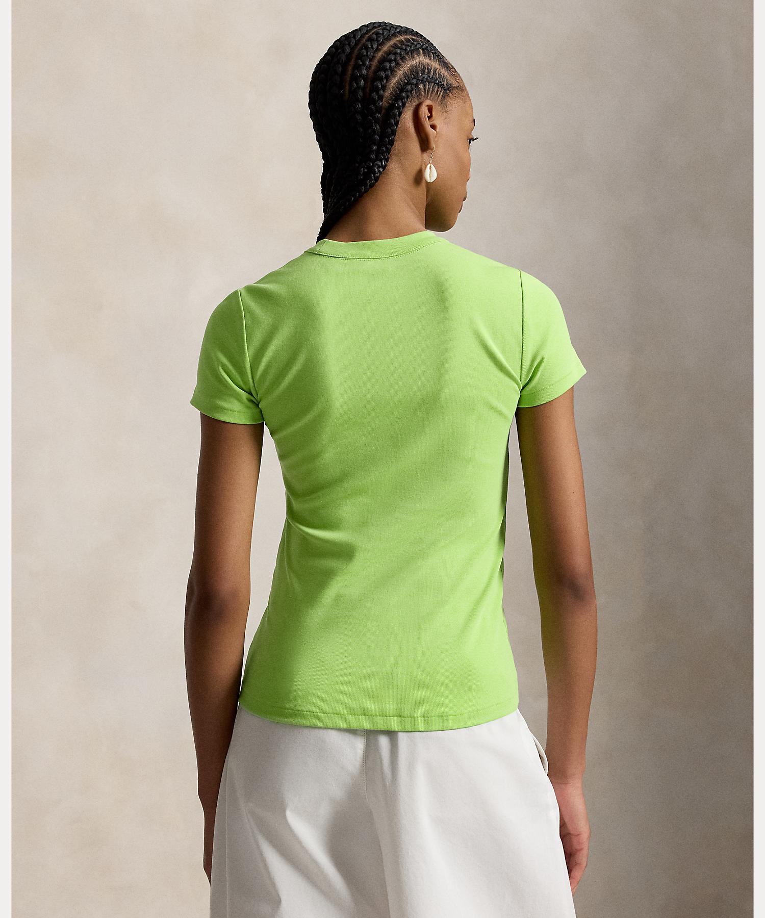 ポロ ラルフ ローレン POLO RALPH LAUREN Big Pony ストレッチコットン Tシャツ （300グリーン） 300グリーン