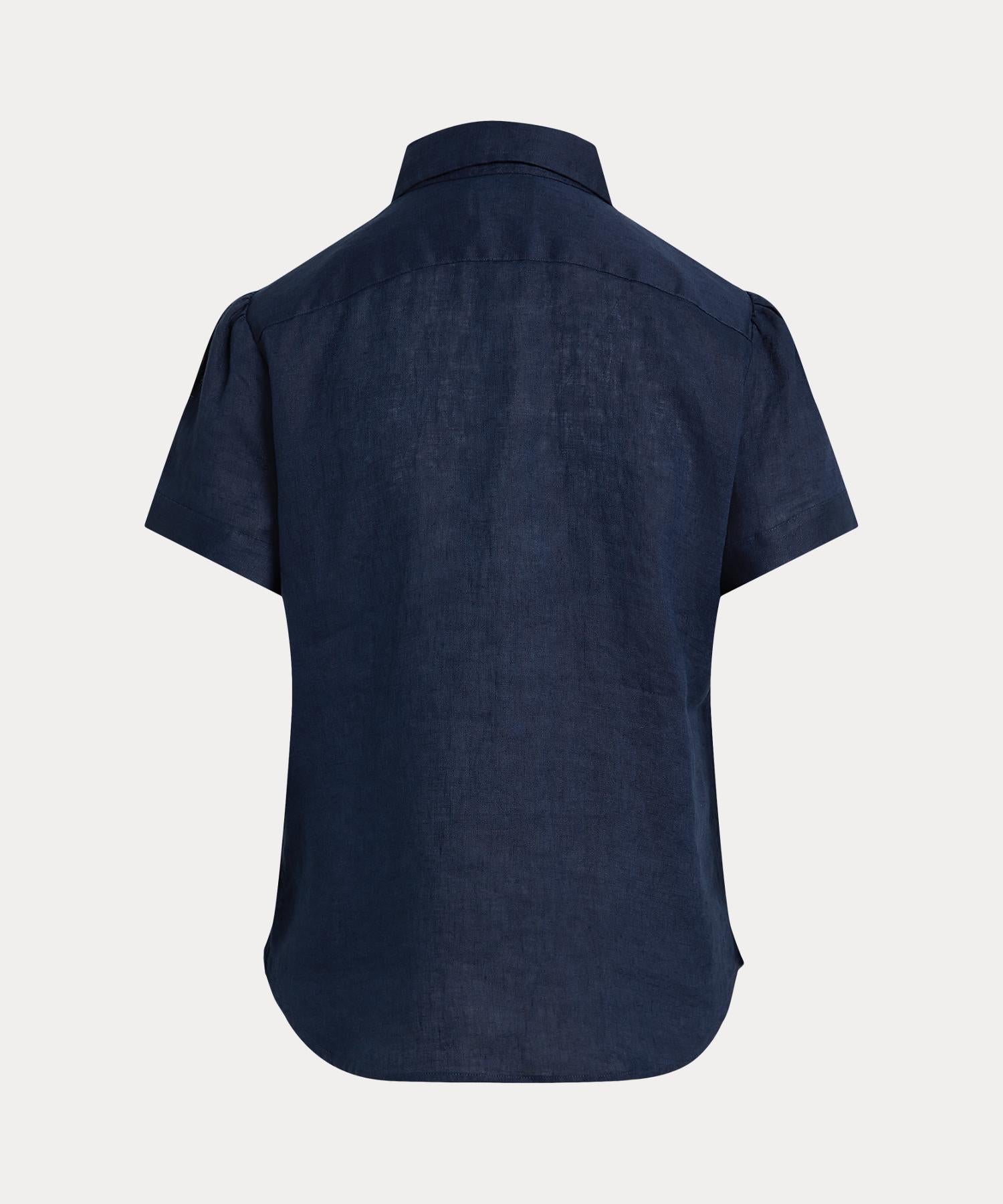 ポロ ラルフ ローレン POLO RALPH LAUREN リネン ショートスリーブ シャツ （410ネイビー） 410ネイビー